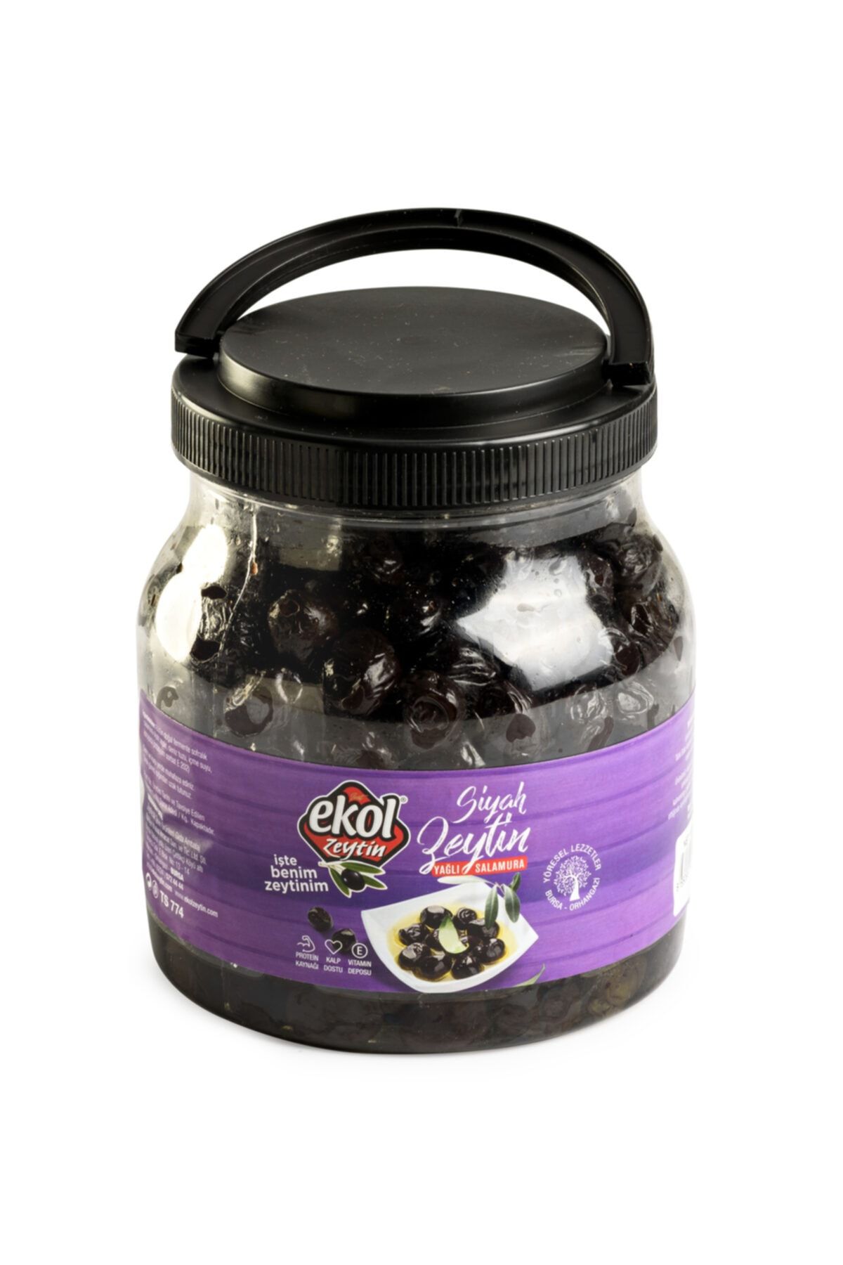 Ekol Zeytin 321-350kb 5* Gemlik Yağlı Salamura 1 Kg Campet