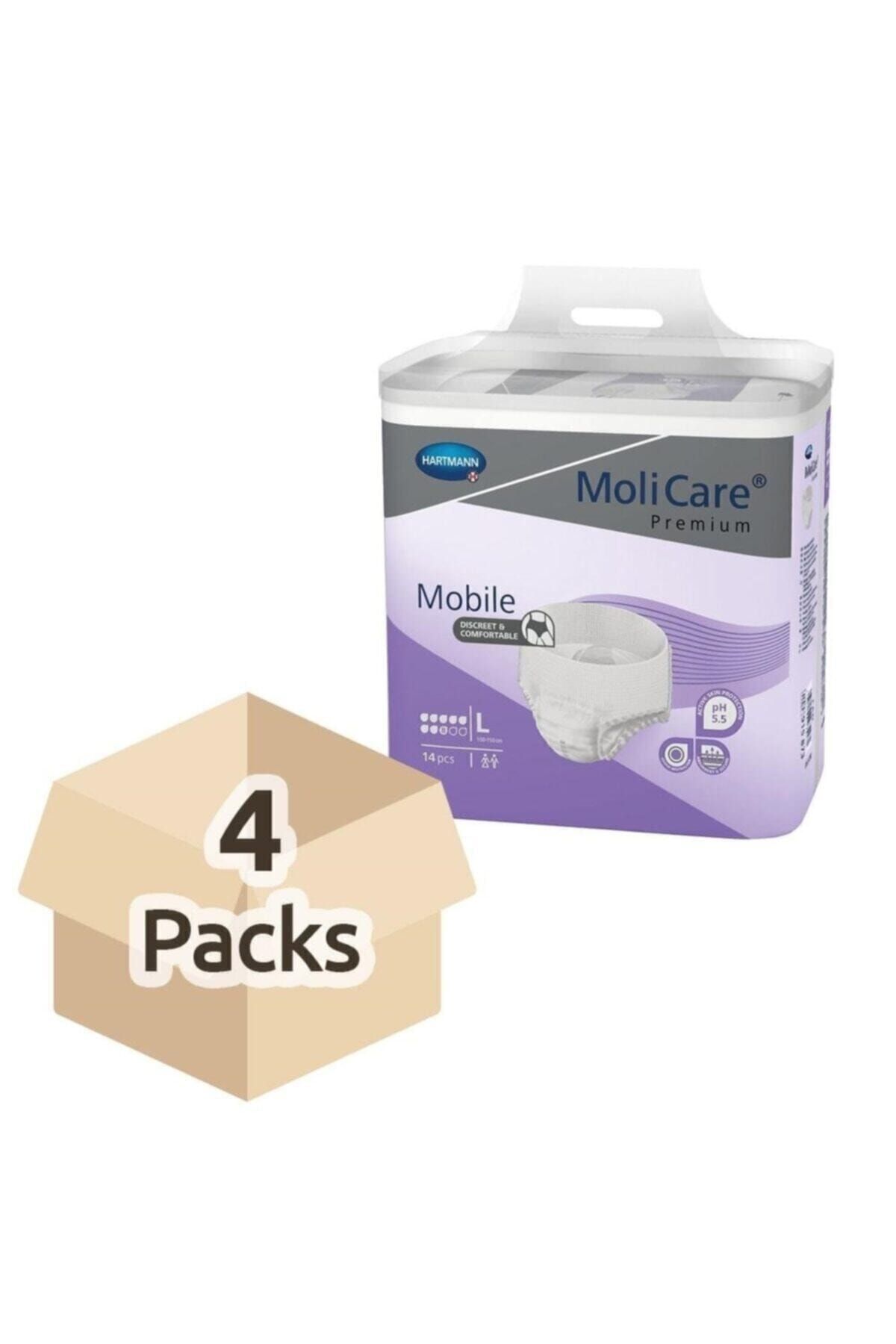 Hartmann Molicare Premium Mobile 8 Damla Külot Bez Mor Large 14 Lü ( 4 Paket )