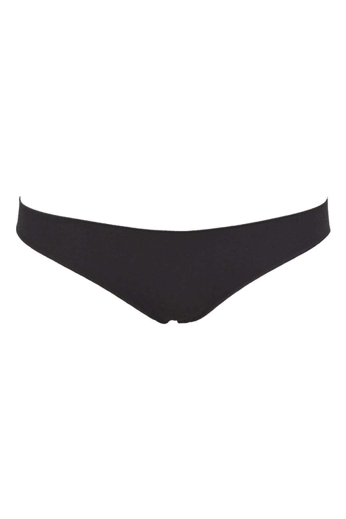 Malabadi Kadın Siyah 3 lü Paket Düşük Bel Slip 183