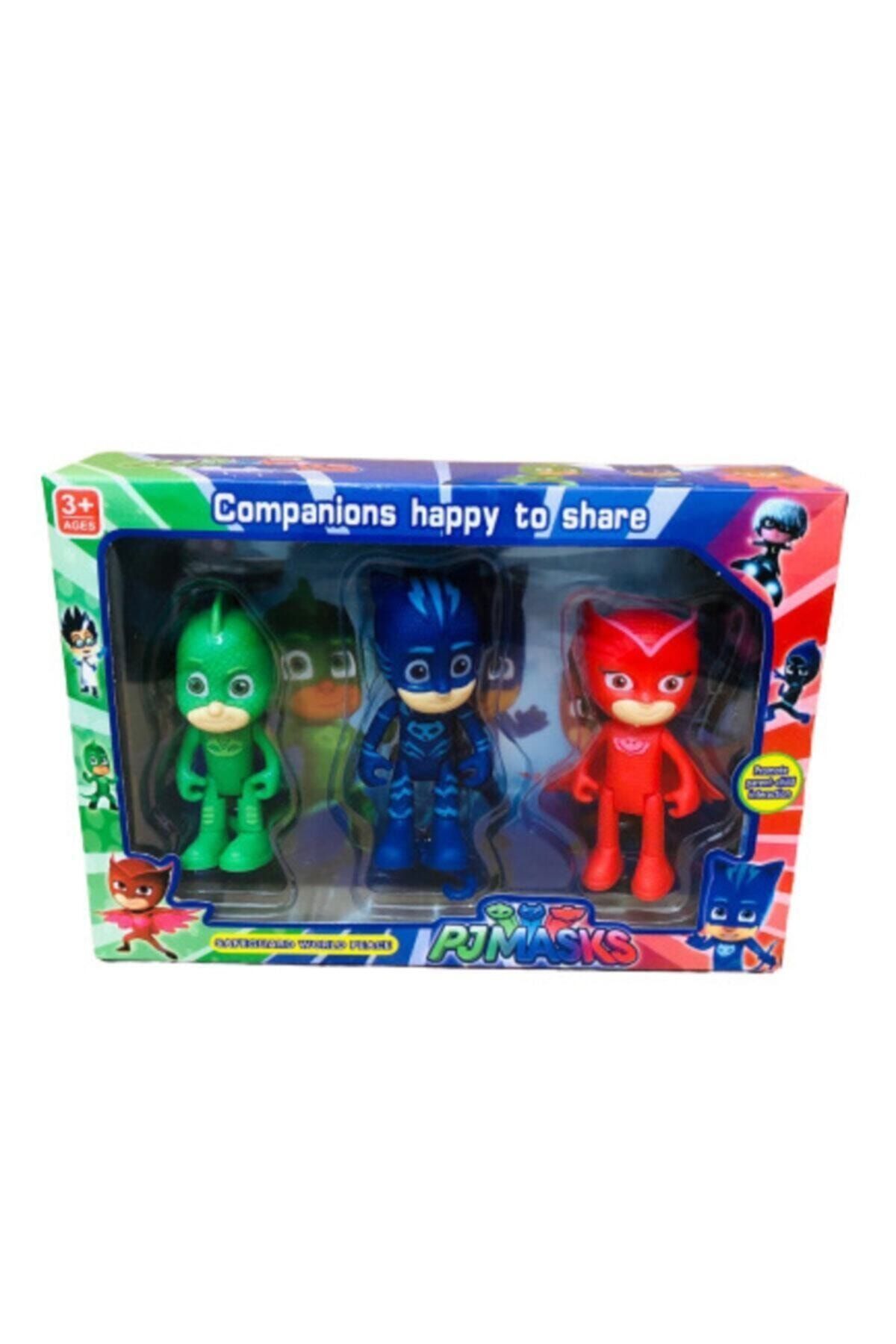 DLN Pjmasks 3'lü Pija Maskeli Pijamaskeliler
