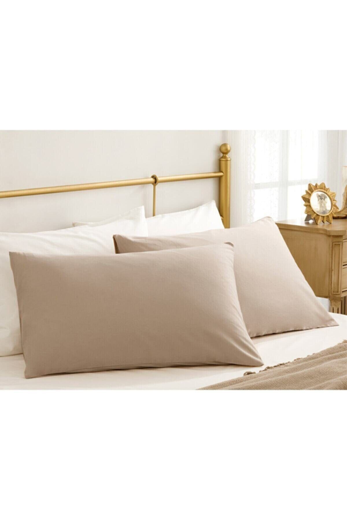 Soft Colours %100 Pamuk Kapaklı Antialerjik Yastık Kılıfı - 1 Adet