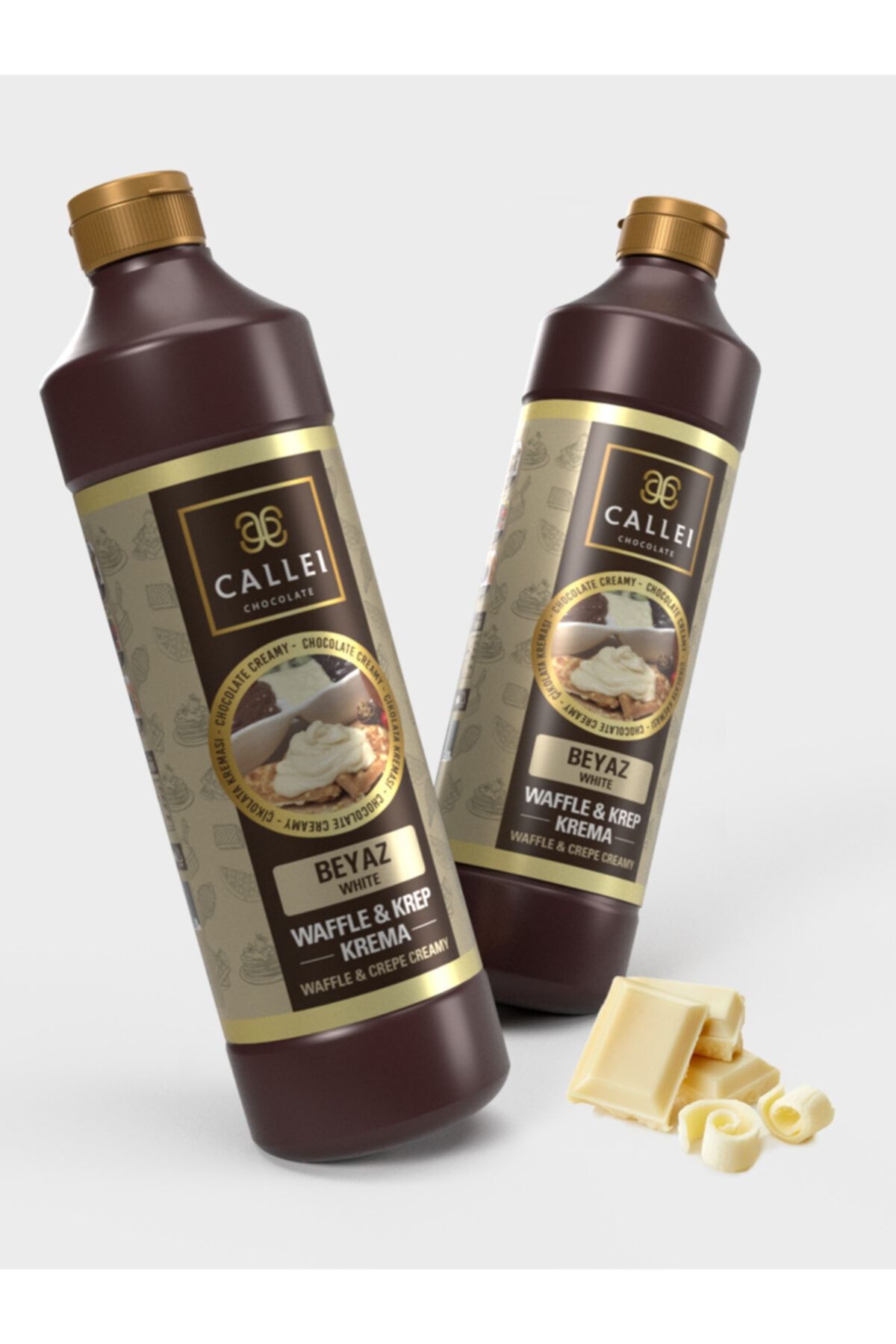 Callei Waffle & Krep & Pankek Sos Beyaz Çikolata 1000gr