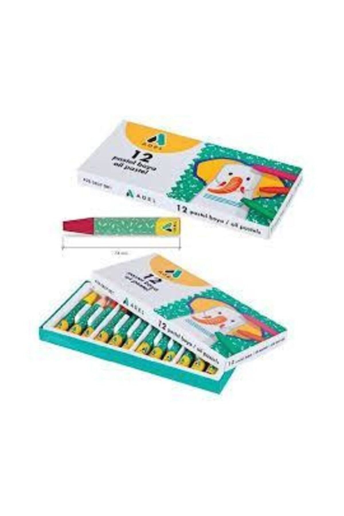 Adel 12 Renk Pastel Boya