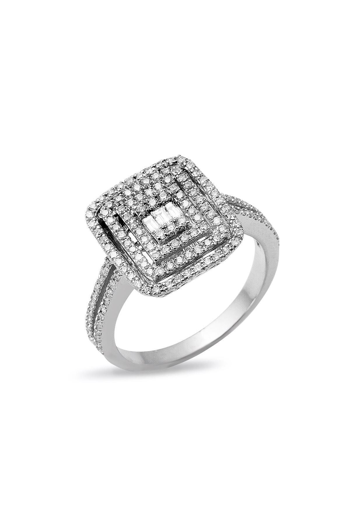zer diamond 0,65 Karat Baget Pırlanta Yüzük