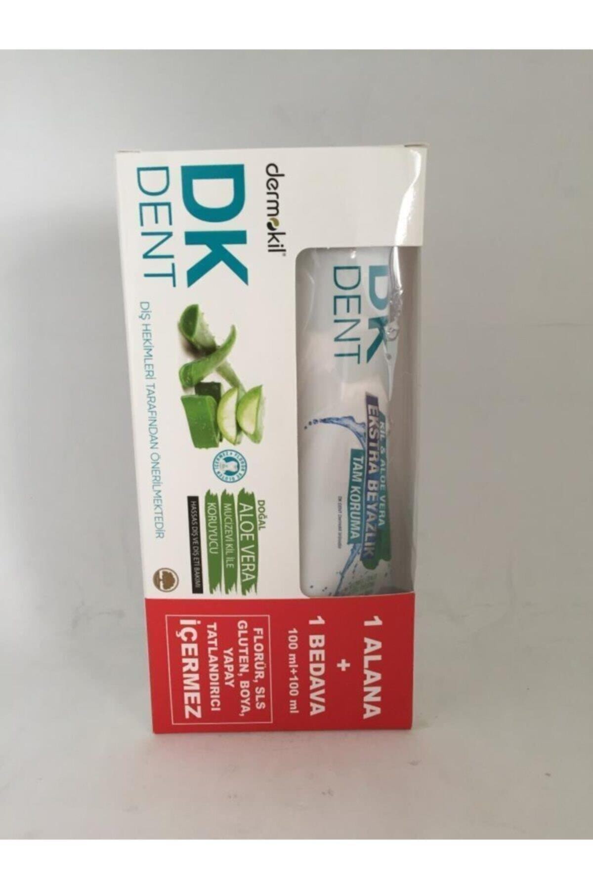 Dermokil Dk Dent Aloe Vera 100 ml Diş Macunu 1 Alana 1 Bedava