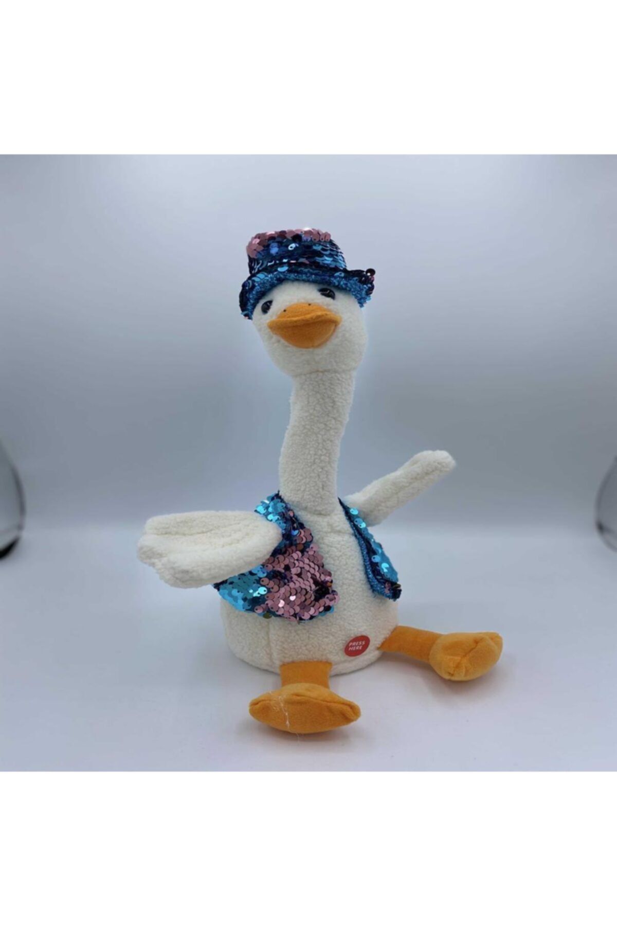 BCA Eğitici Dans Eden Müzikli Peluş Ördek Ses Taklitli Oyuncak Şarjlı