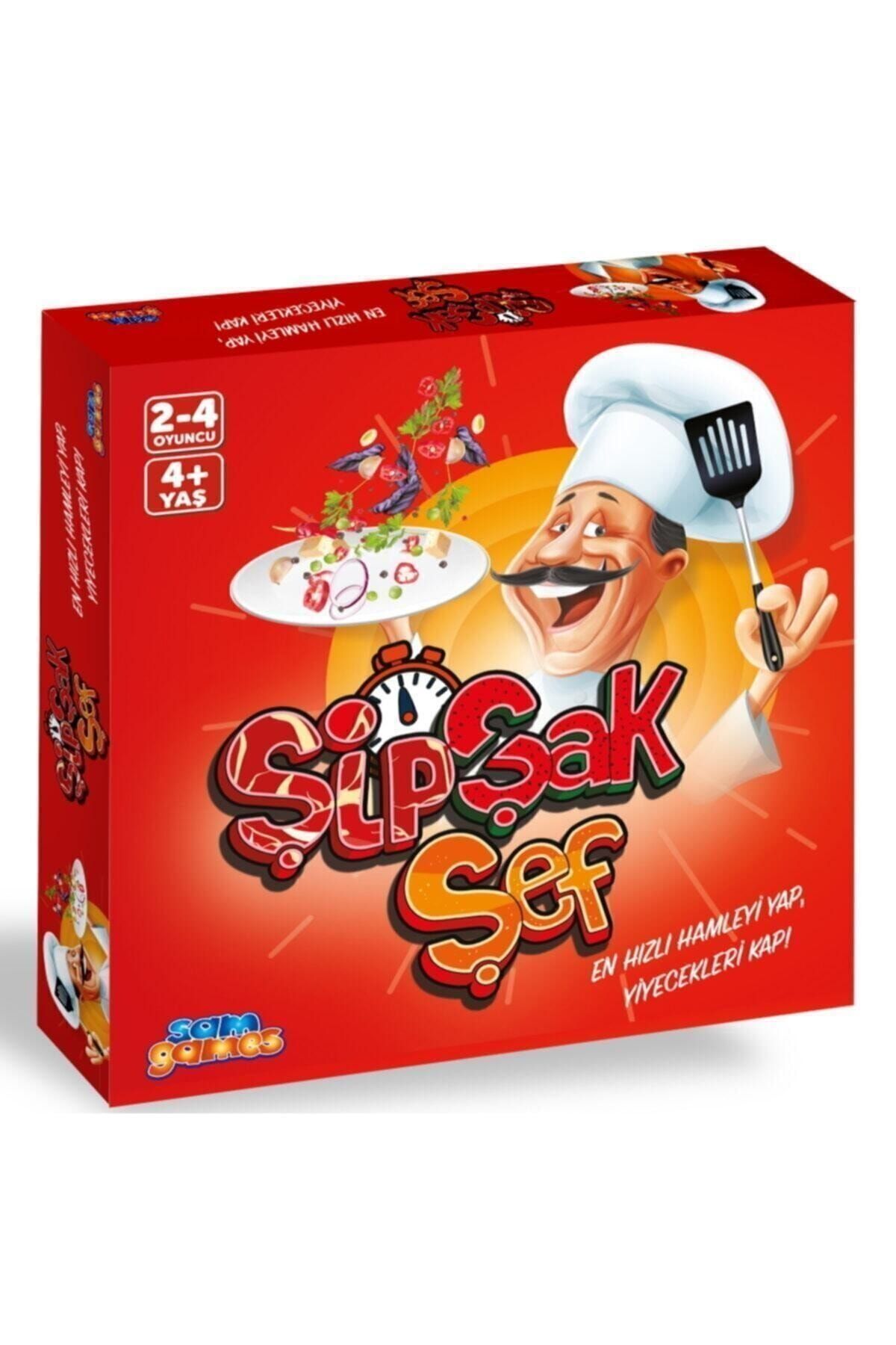 SAM GAMES Şipşak Şef Eğitici Eğlenceli Kutu Oyunu