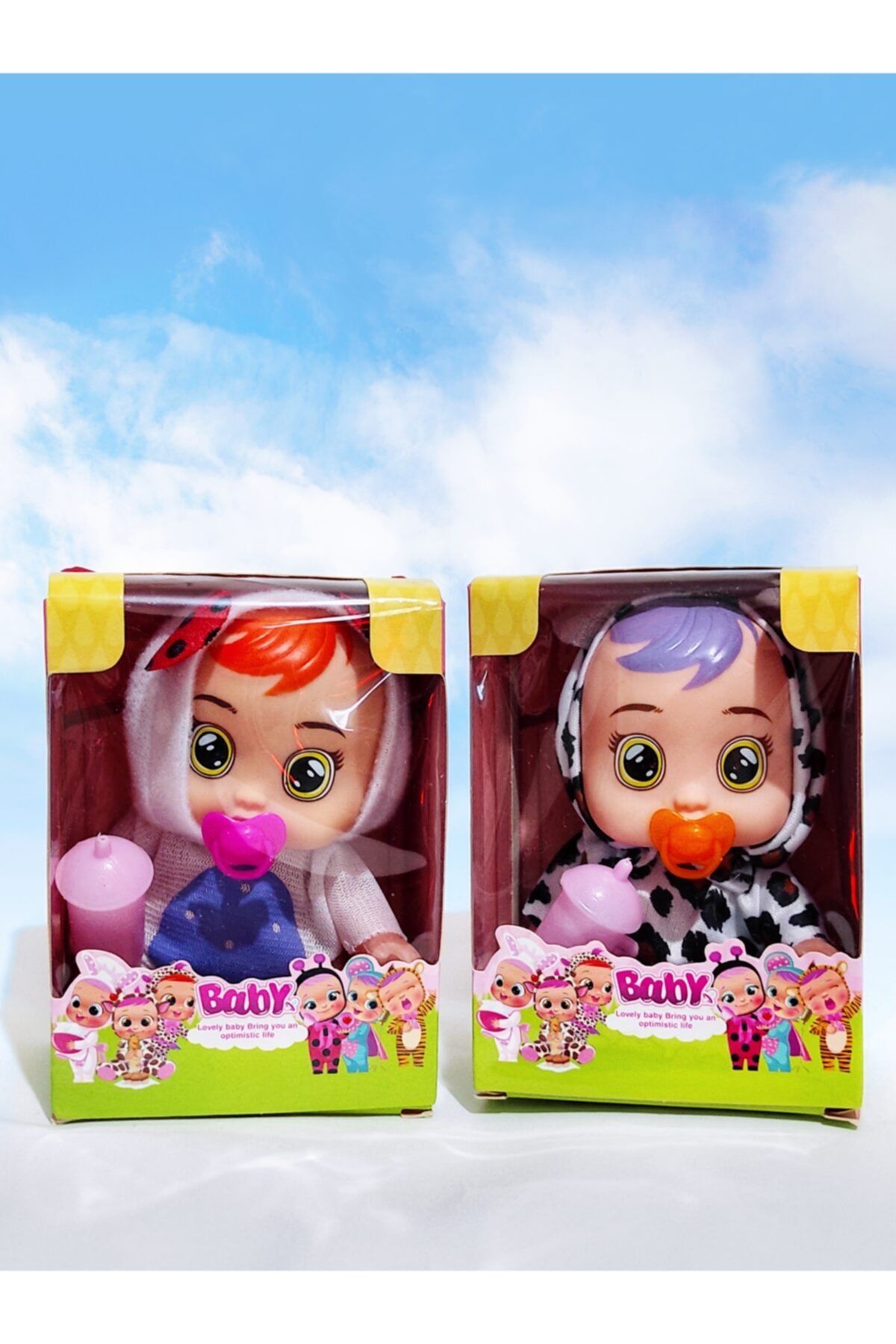 Cry Babies Ağlayan Bebeğim Biberonlu 2 Adet