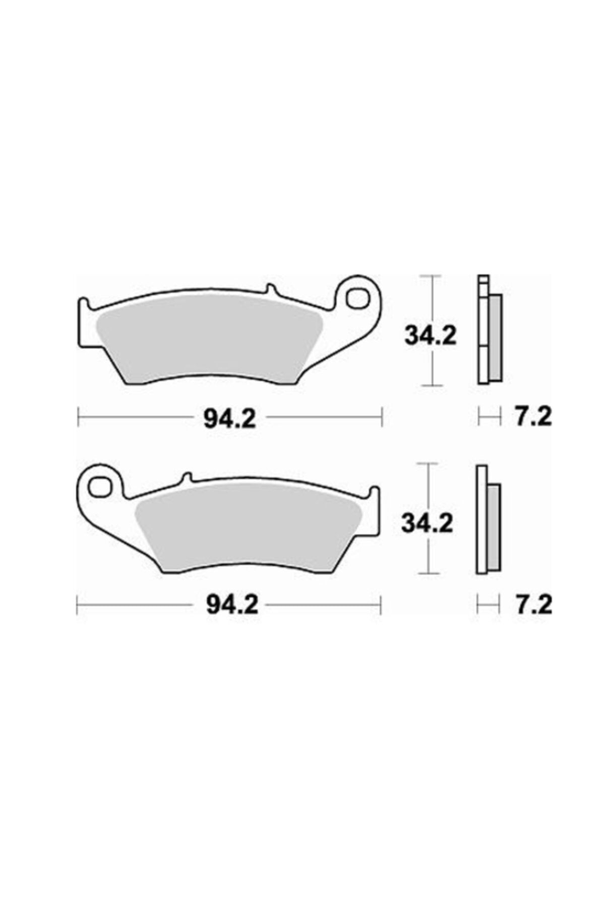 Moto Adv Garage Kawasaki Kx F 250 Ön Fren Balatası Sinterli Braking