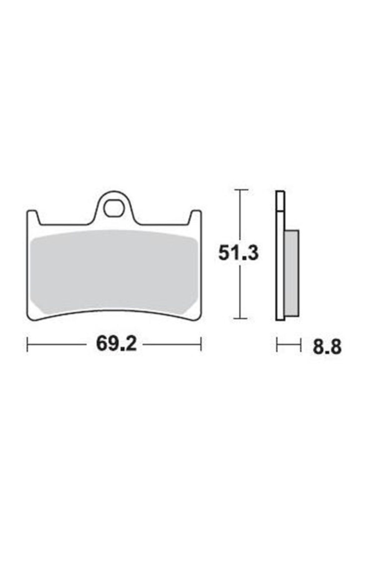 Moto Adv Garage Yamaha Yzf R1 15-20 Ön Fren Balatası Sinterli Braking