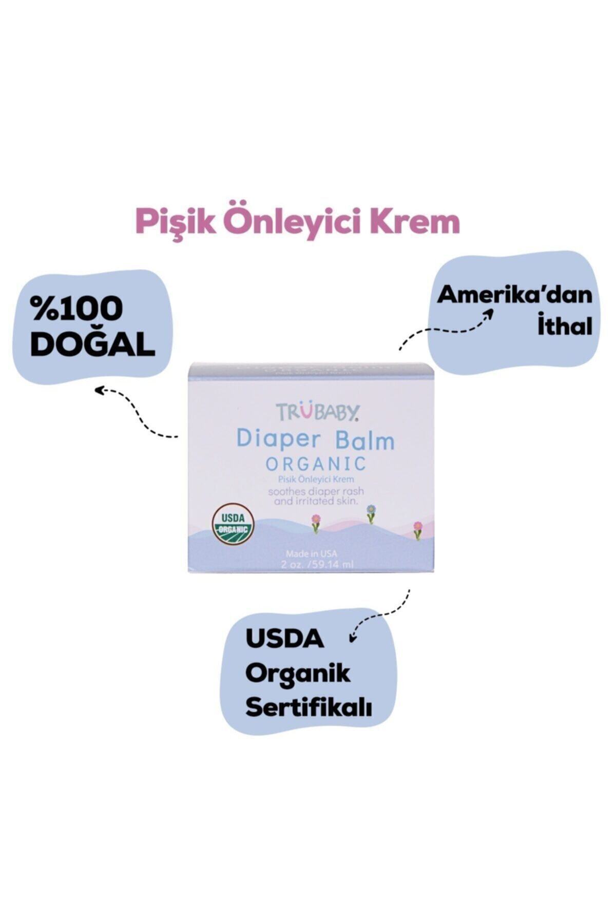 TRUBABY Trukid Diaper Balm Organic Pişik Önleyici Krem 59,14 Ml