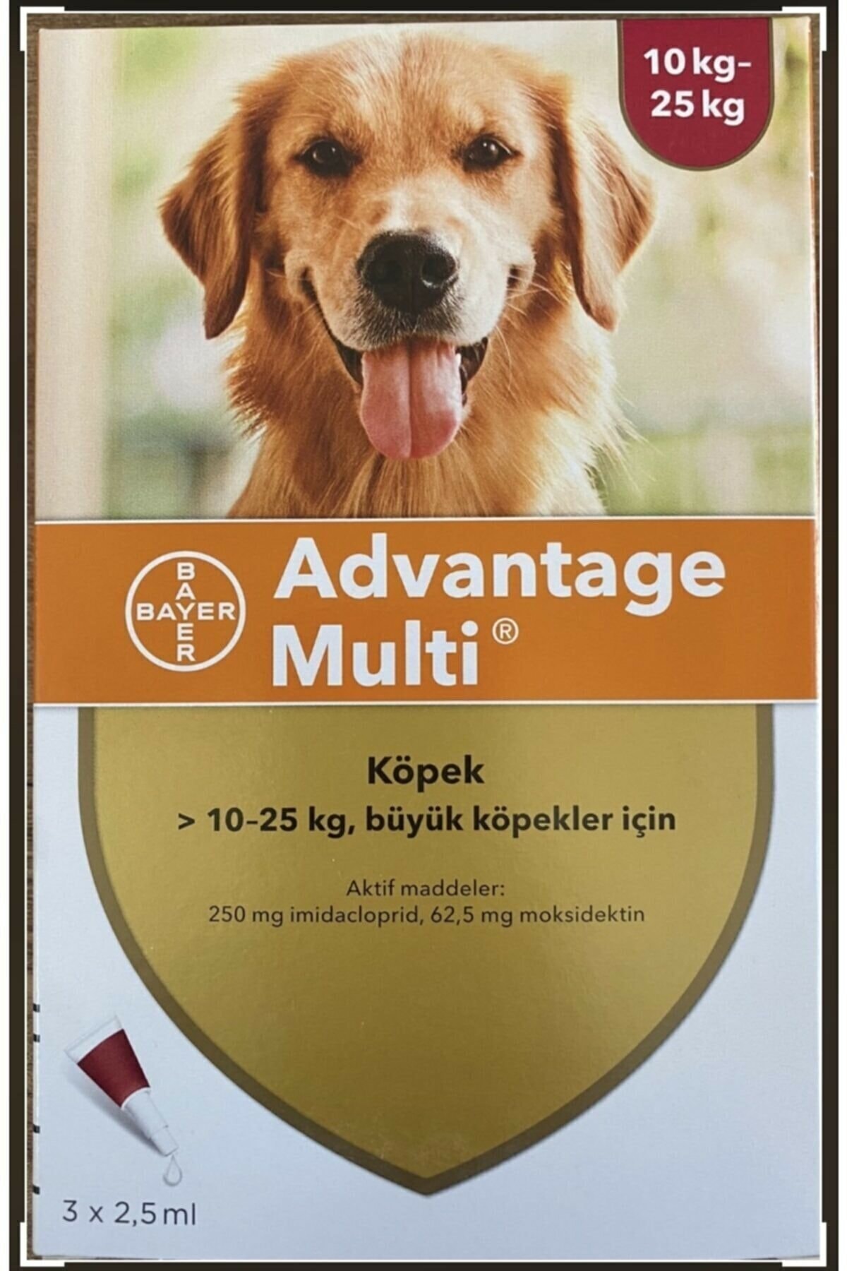 Bayer Advantage Multi 10-25 kg Köpekler İçin X3 Pipet