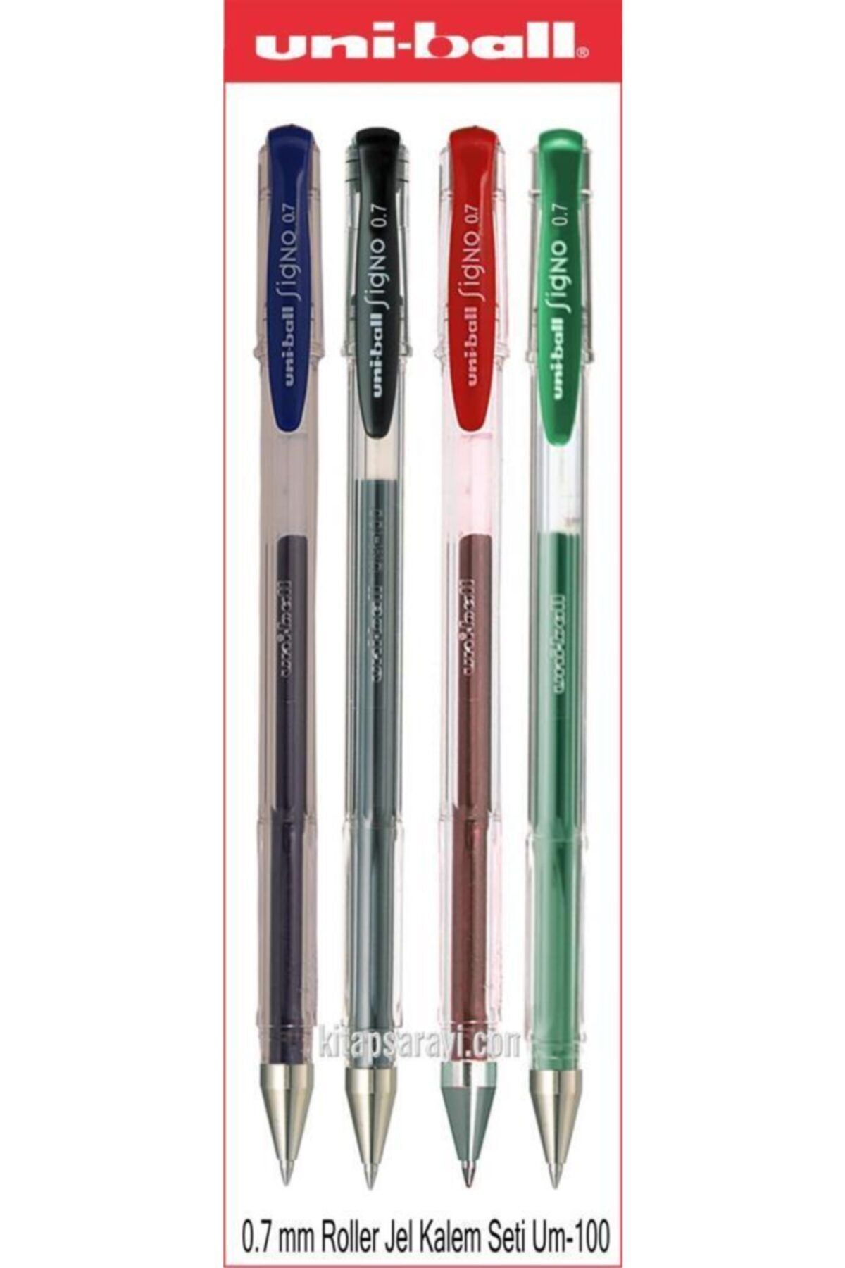 UNİBALL Uniball Signo 0.7 Mm Fine Jel Kalem Seti 4 Adet Um-100