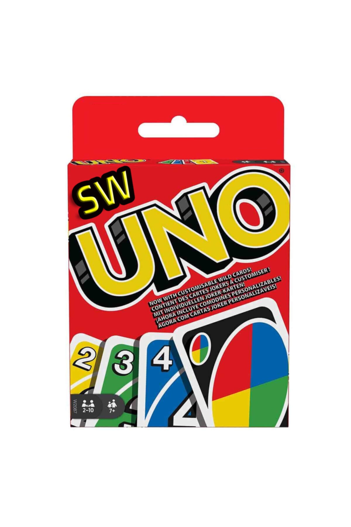 Swallow Uno Çift Deste 112 Kart Uno Oyun Kağıt Aile Oyunu