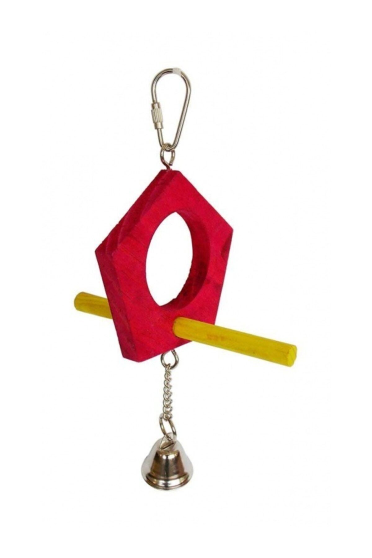 HN TEKSTİL Eastland Çıngıraklı Ahşap Tünek 22 Cm