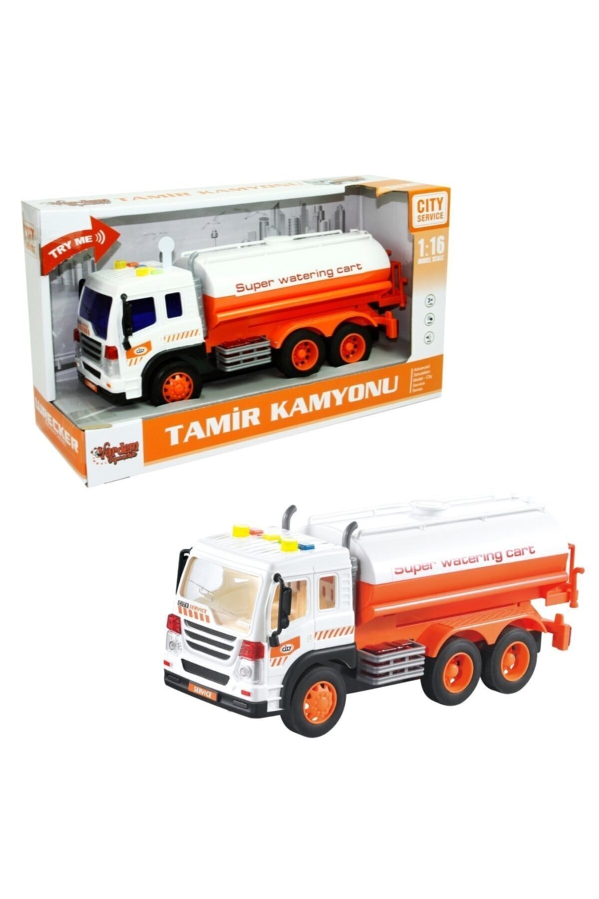 DetoksHome 310bcd Vardem 1:16 Karışık Sürtmeli Sesli Işıklı Araçlar 320abc-340def-350ab