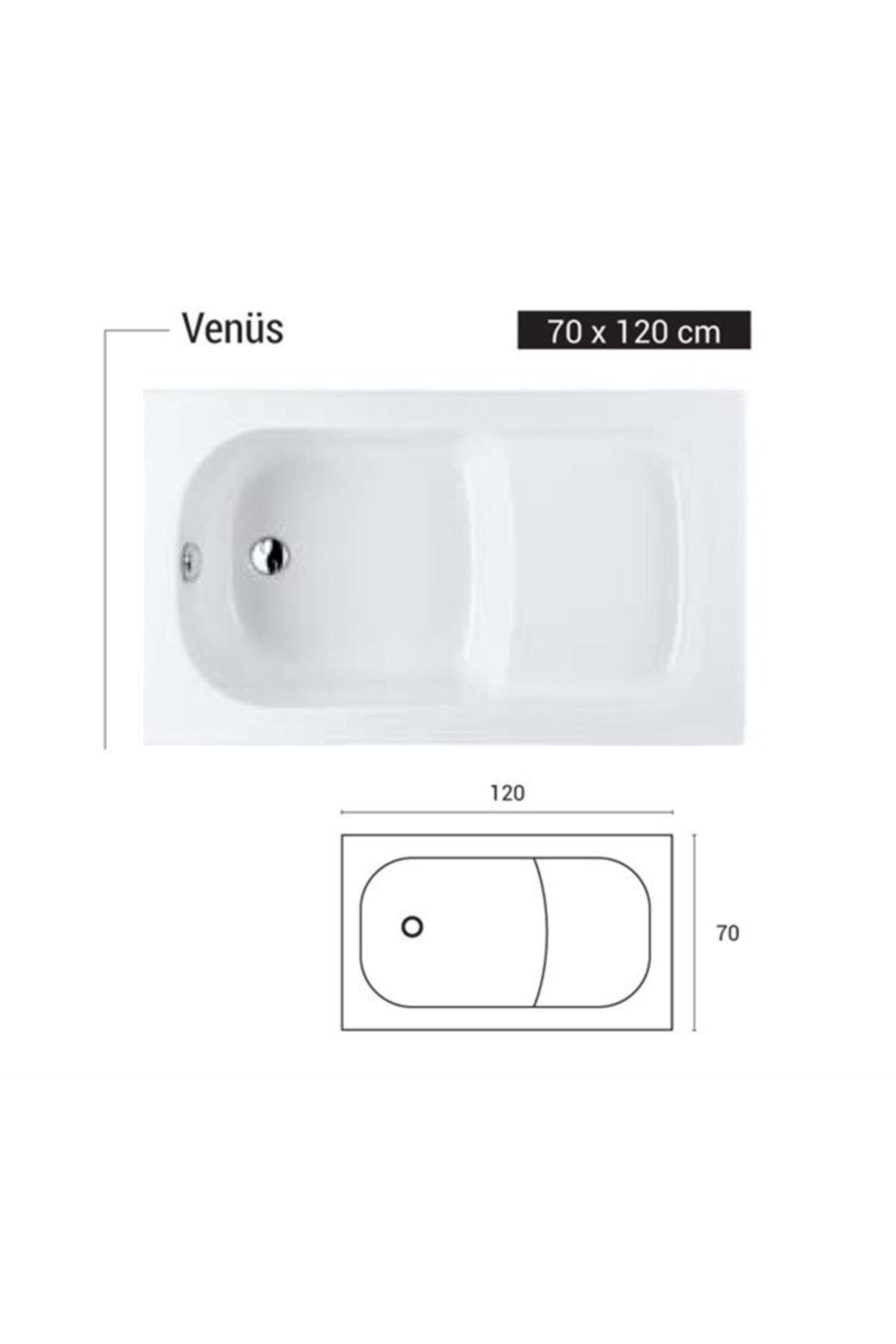 DND Concept Venüs Jakuzi 70x120 H:50