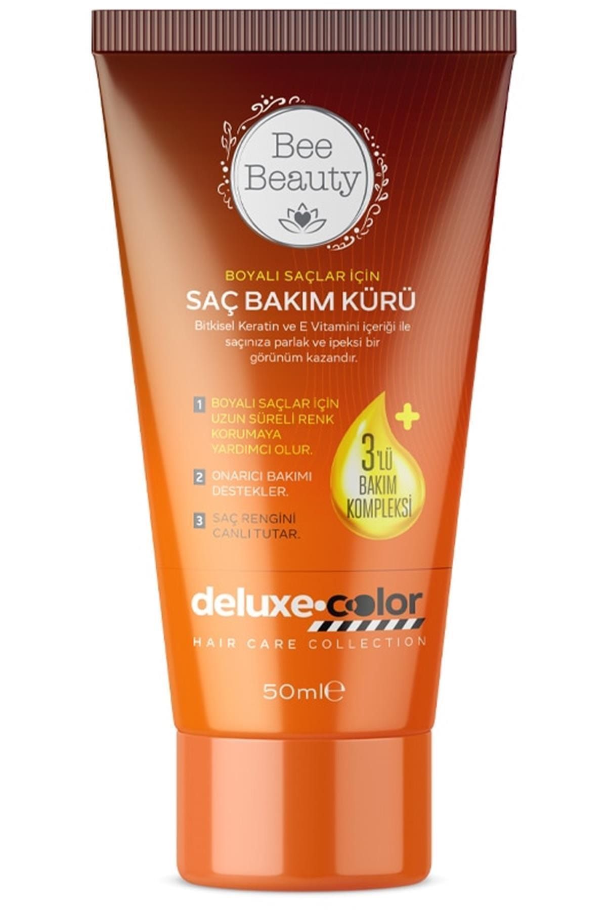 Bee Beauty Marka: Deluxe Color Boyalı Saçlar Için Saç Bakım Kürü 50 Ml Kategori: Saç Köpüğü