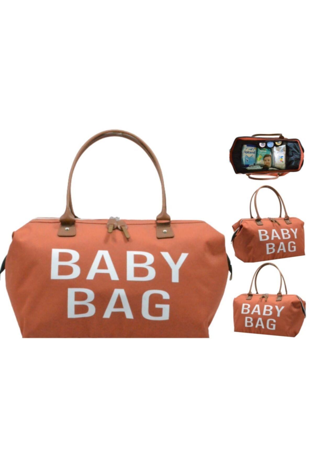 my PİOGGİA Baby Bag Kiremit Anne Bebek Bakım Ve Mommy Kadın Çantası