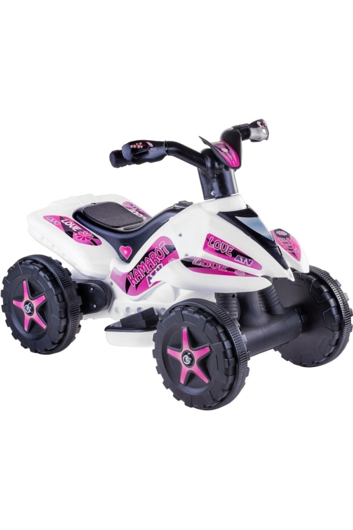 Kamarot 6v Akülü Atv Pembe-beyaz