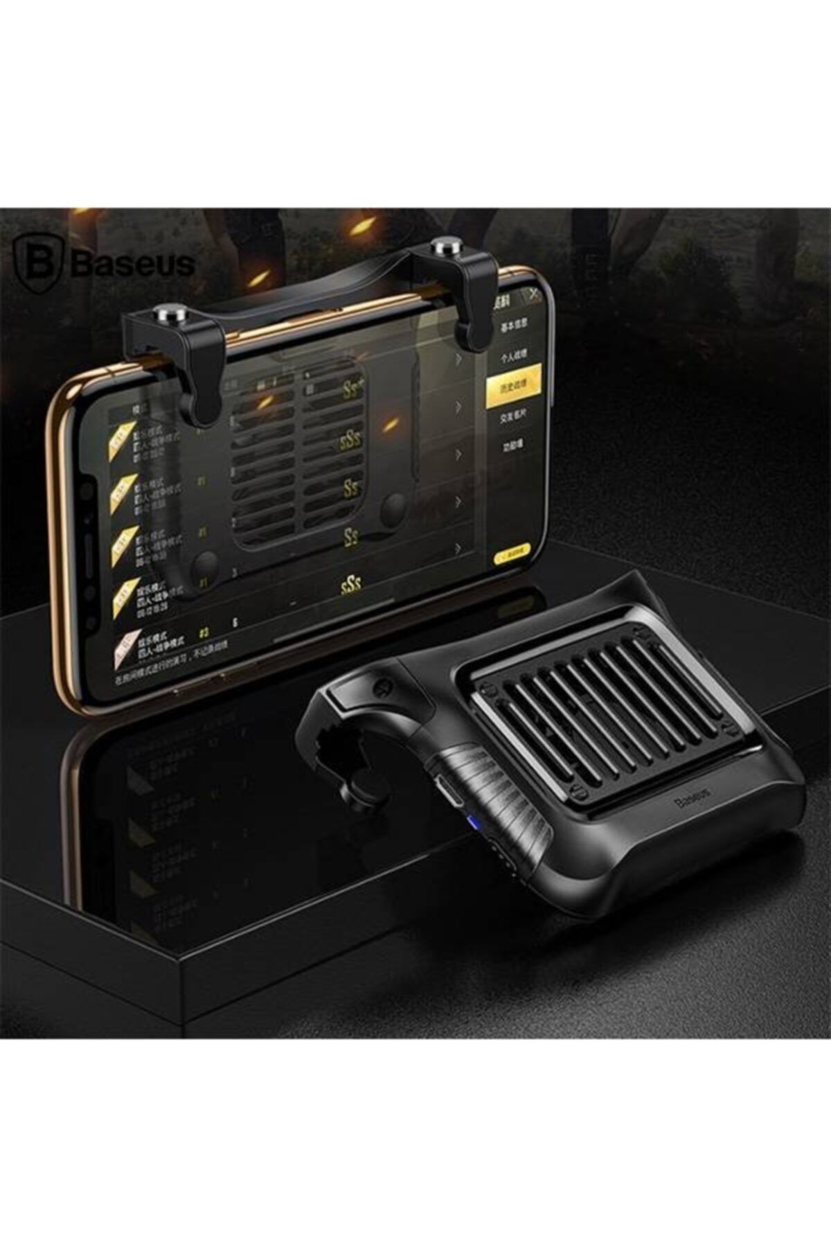 Maf Aksesuar Baseus Pubg L1r1 Fanlı Soğutmalı Oyuncu Tetik Aparatı Sucjlf-01