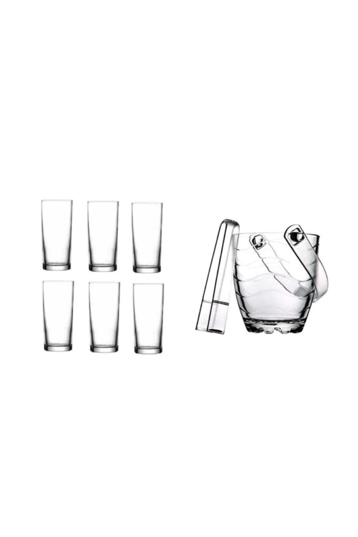 Paşabahçe Rakı Bardak Ve 8 Prç. Rakı Bardağı Ve Buz Kovası Seti
