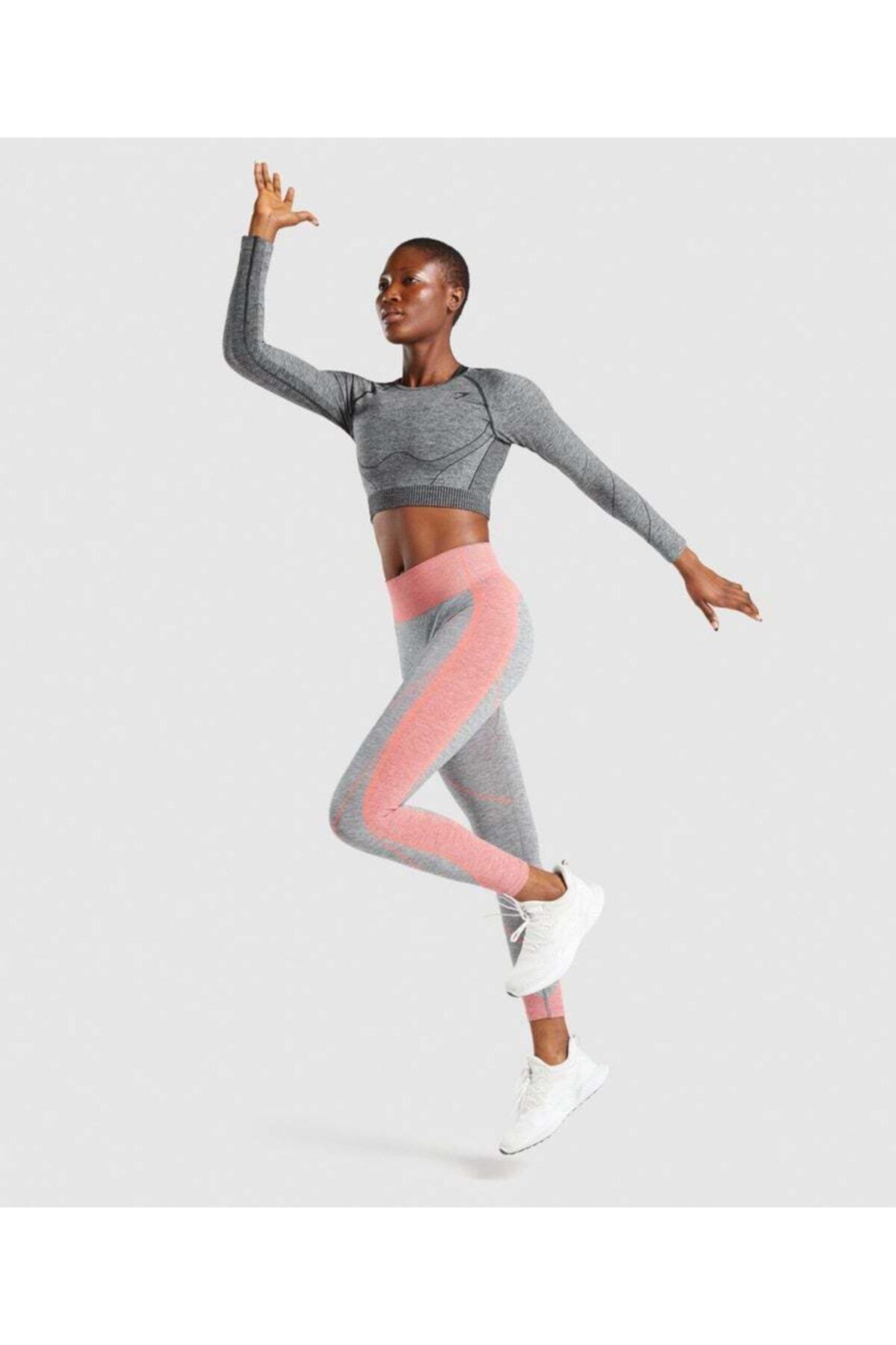 GYMSHARK Hyper Amplıfy Uzun Kollu Crop Top