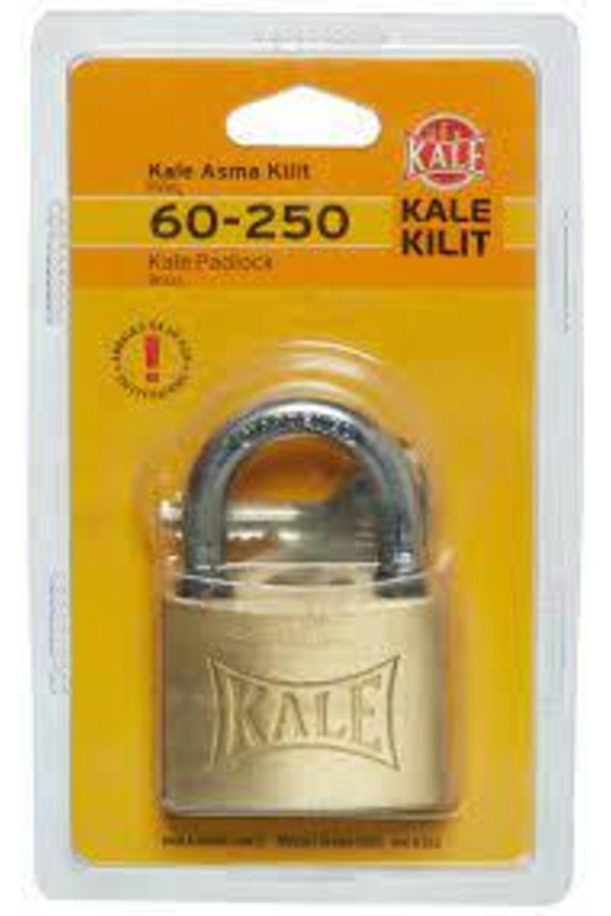 Kale Kilit Kale Pirinç Asma Kilit 60mm