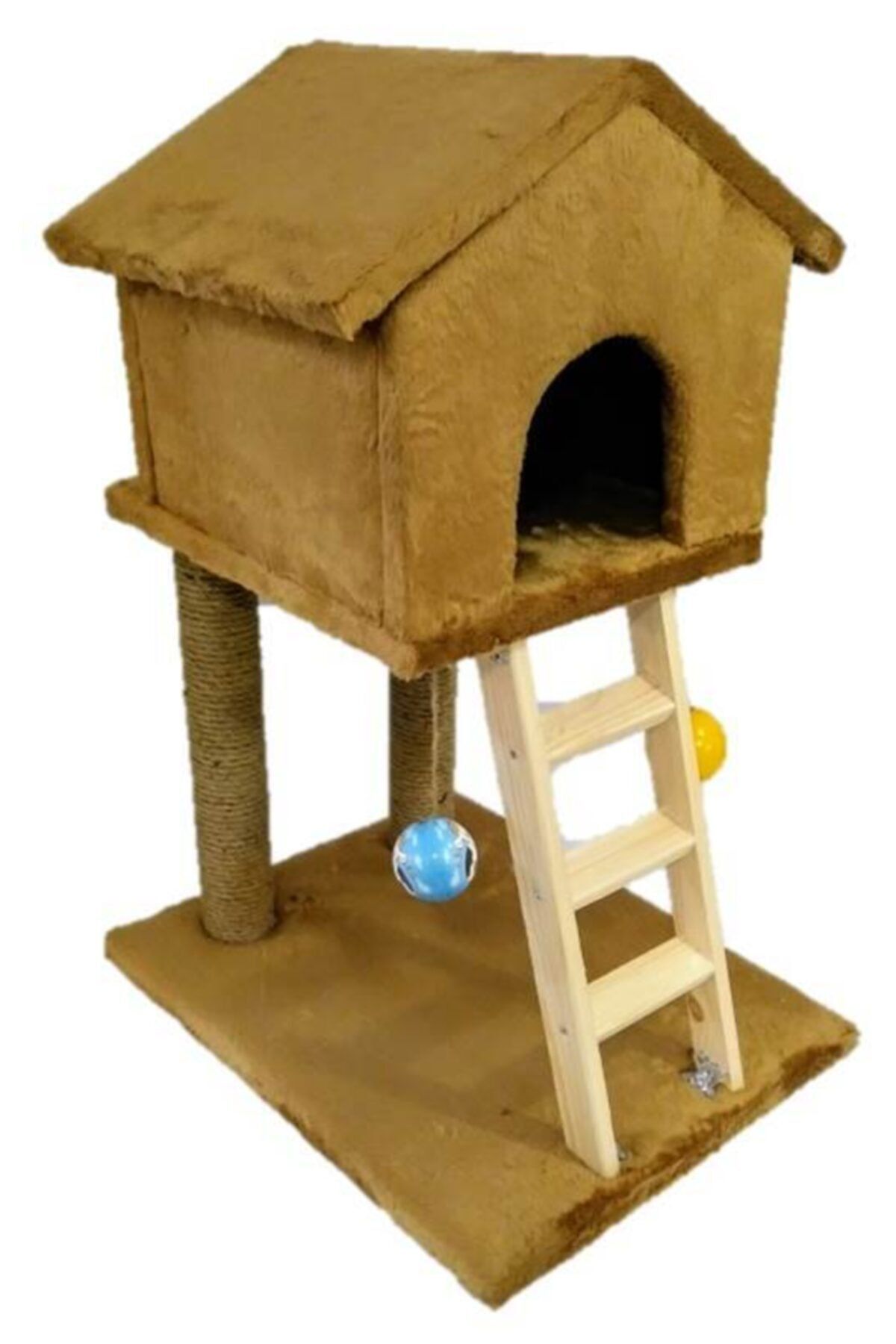 Mila Kedi Evi, Tırmalama Ve Oyun Seti Taba/tarçın