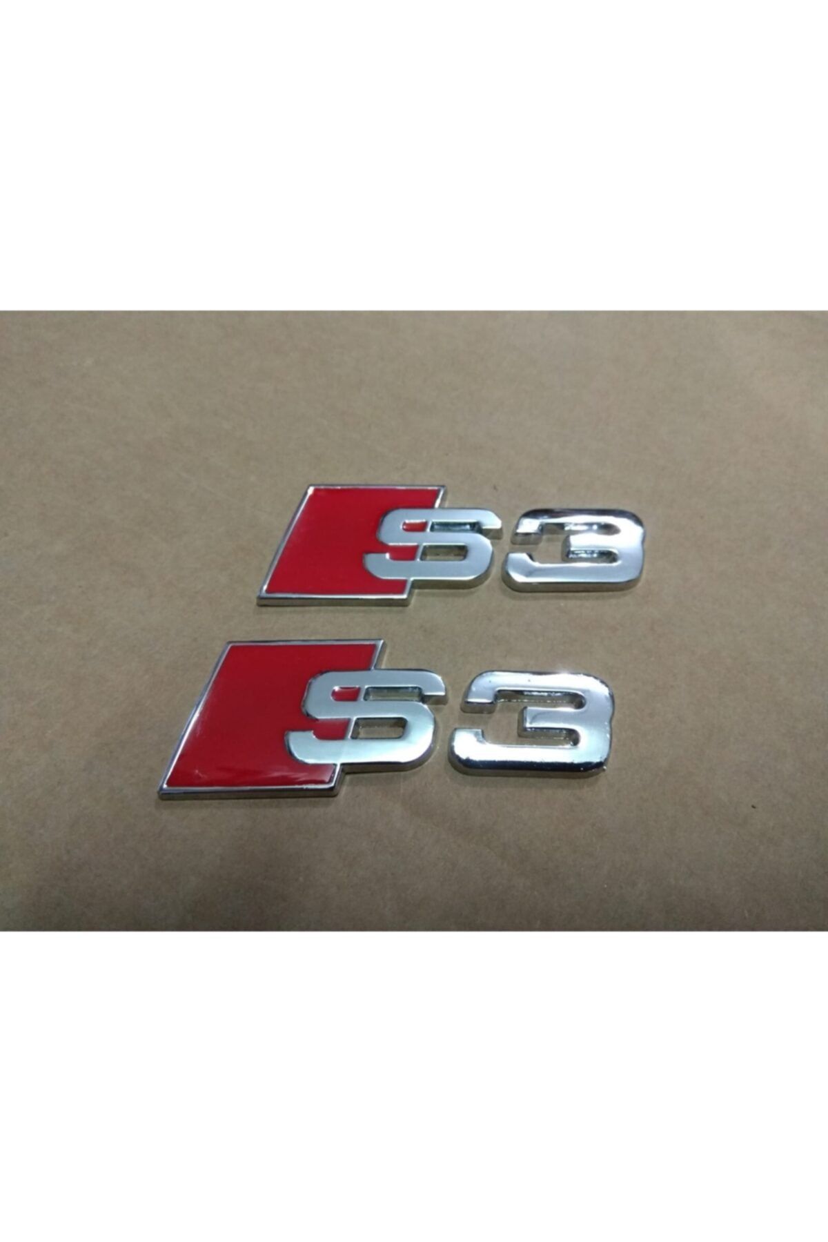 HYM TUNİNG Audi S3 Metal Bagaj Logosu Krom Parlak