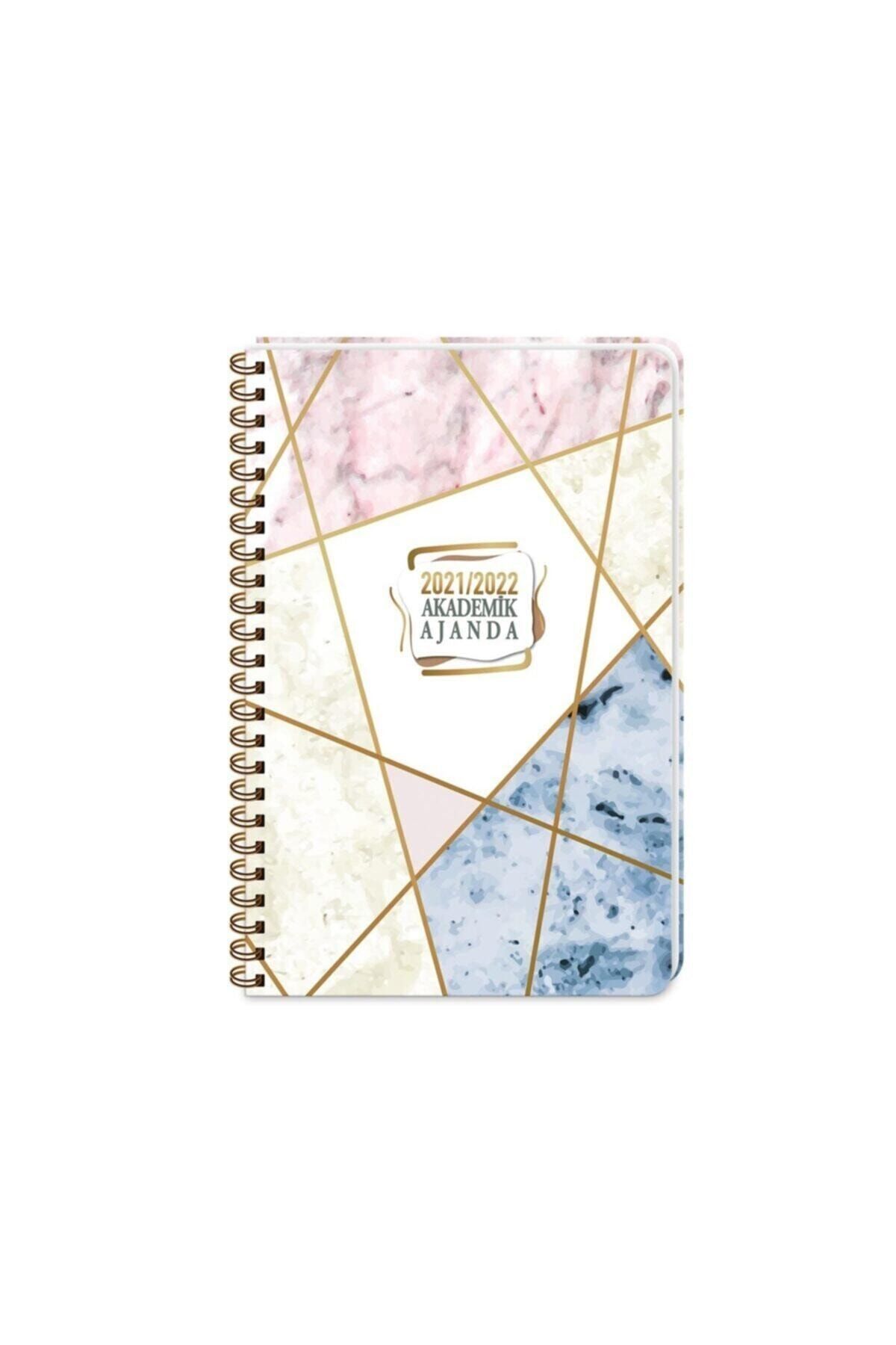 KESKİN COLOR Keskin 2022 17x24 Spiralli Akademik Ajanda Marble