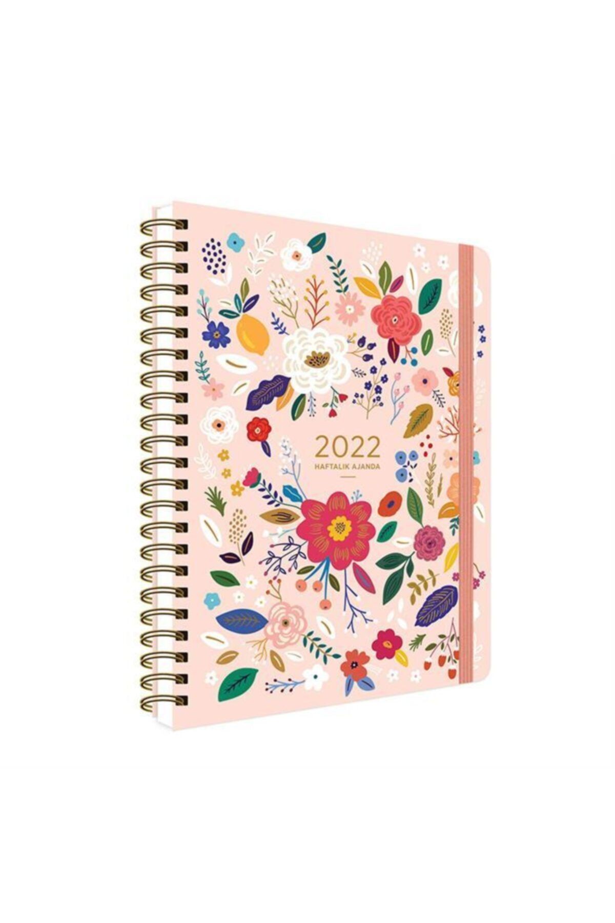KESKİN COLOR 2022 Haftalık Ajanda Pudra 15x21cm (A5)