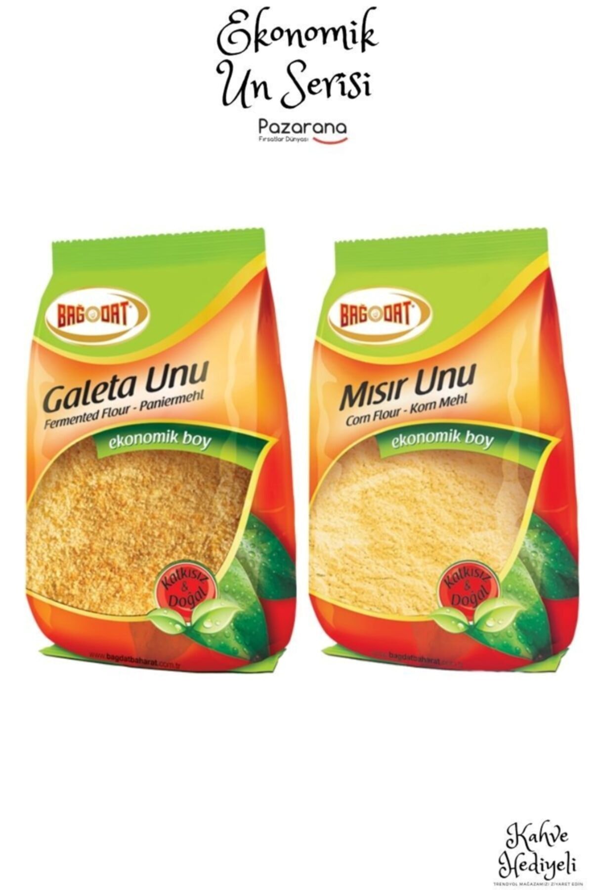 Bağdat Baharat Ekonomik Un Serisi Galeta Unu Mısır Unu 250 250 gr