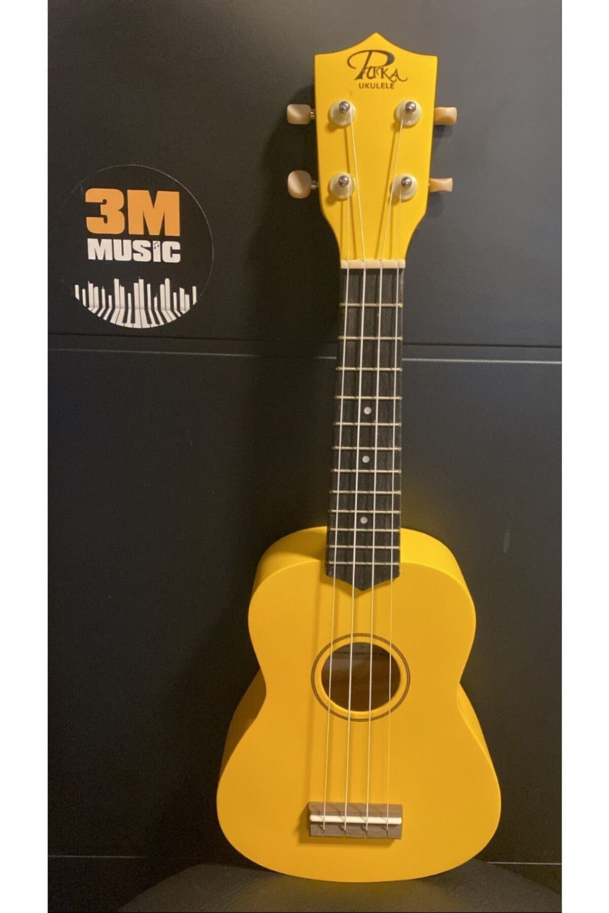 PUKA Pk21 Sarı Soprano Ukulele Kılıf Ve Pena