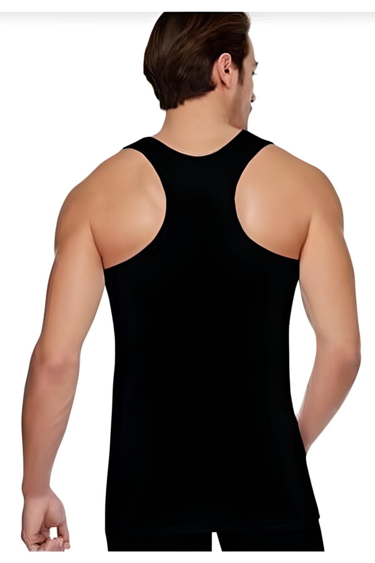 Tutku Erkek Ribana Siyah Spor Atlet Xl Beden