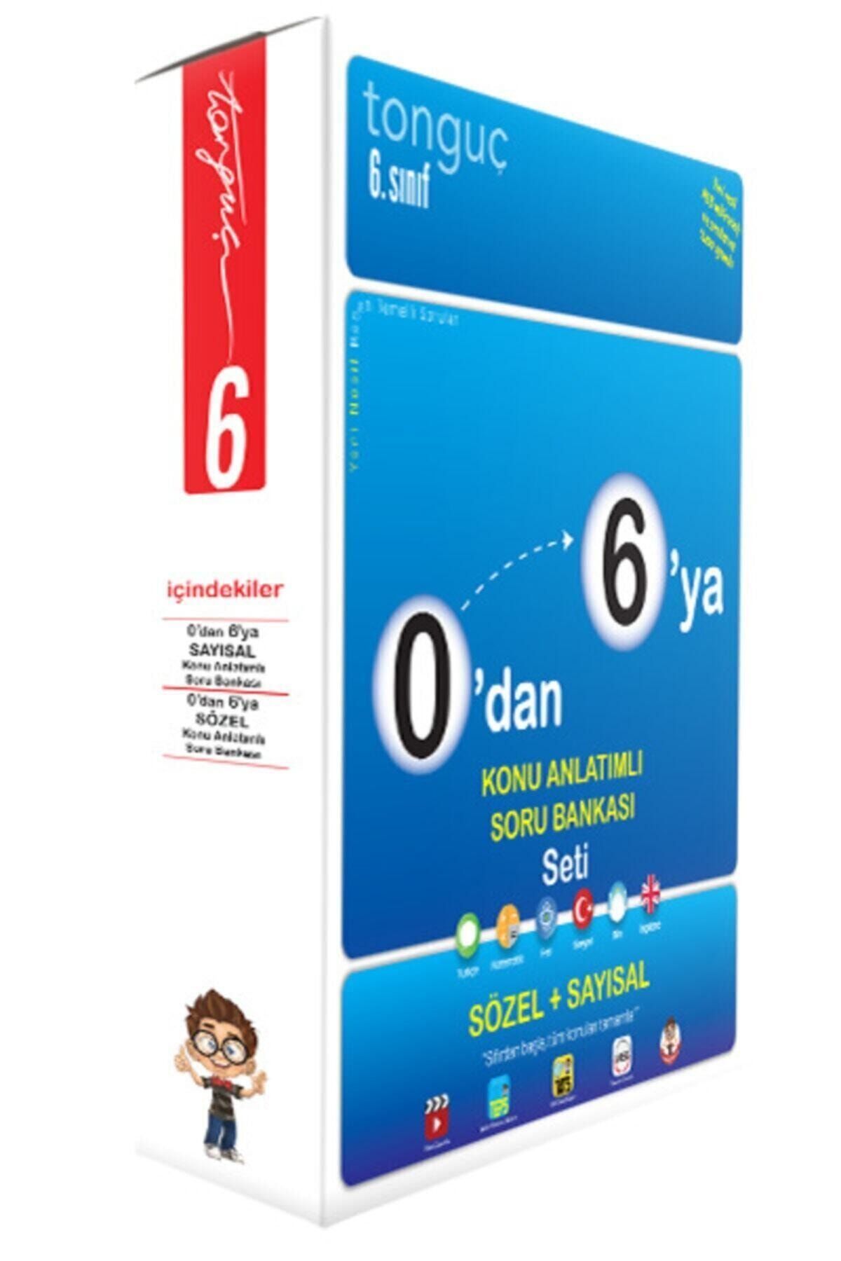 Tonguç Akademi 6. Sınıf 0'dan 6'ya Tüm Dersler Konu Anlatımlı Soru Bankası Seti