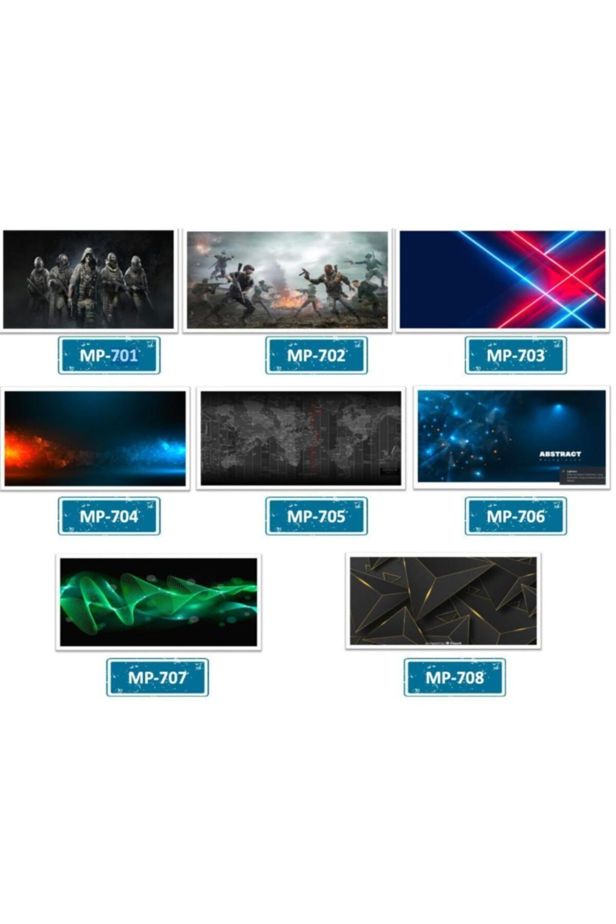 myglobal 30 X 70 X 0.3 Cm Kaymaz Mouse Pad Mp-701-702-703-704-705-706-707-708