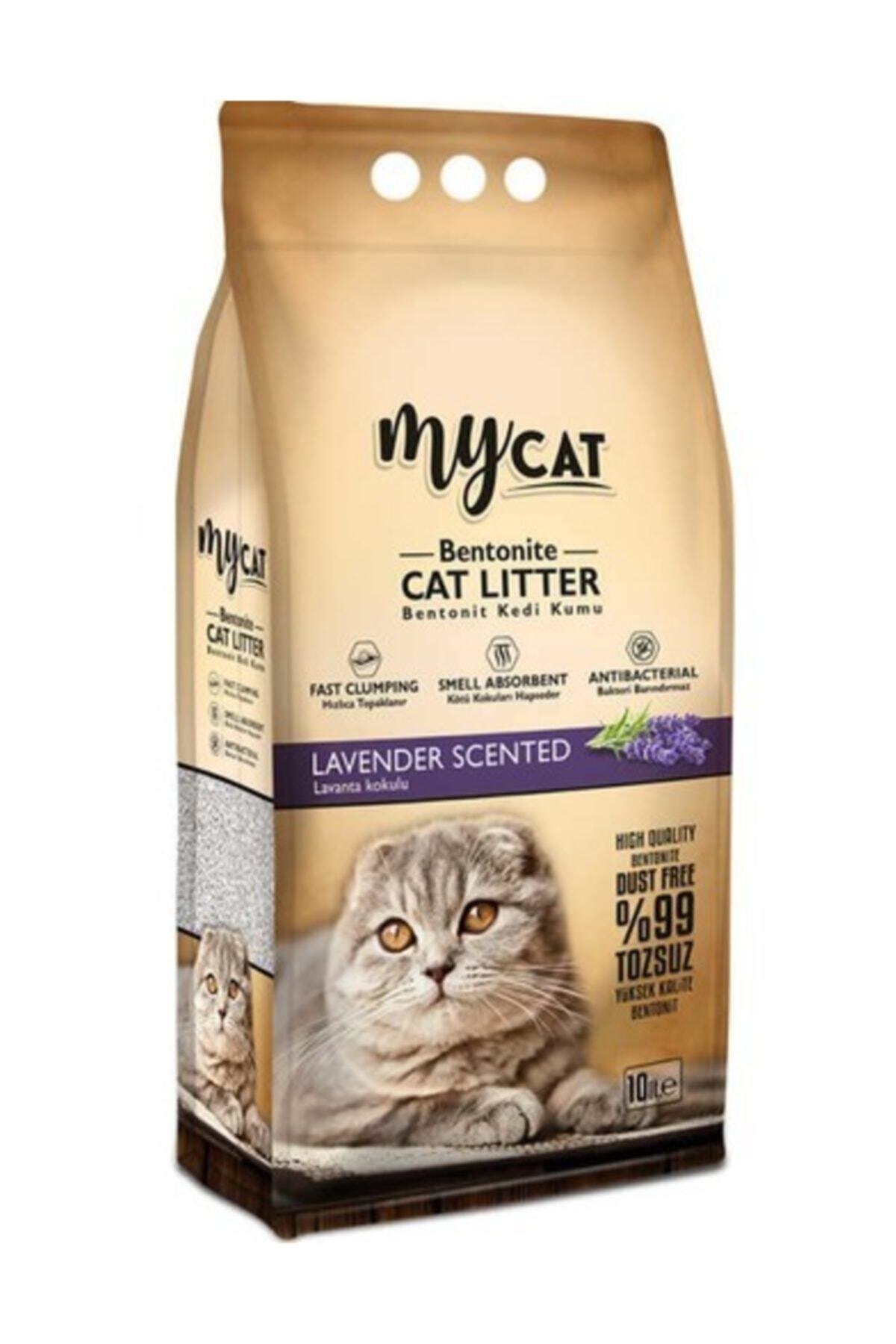 My Cat Mycat Bentonit Kedi Kumu Lavanta Kokulu 10 Lt