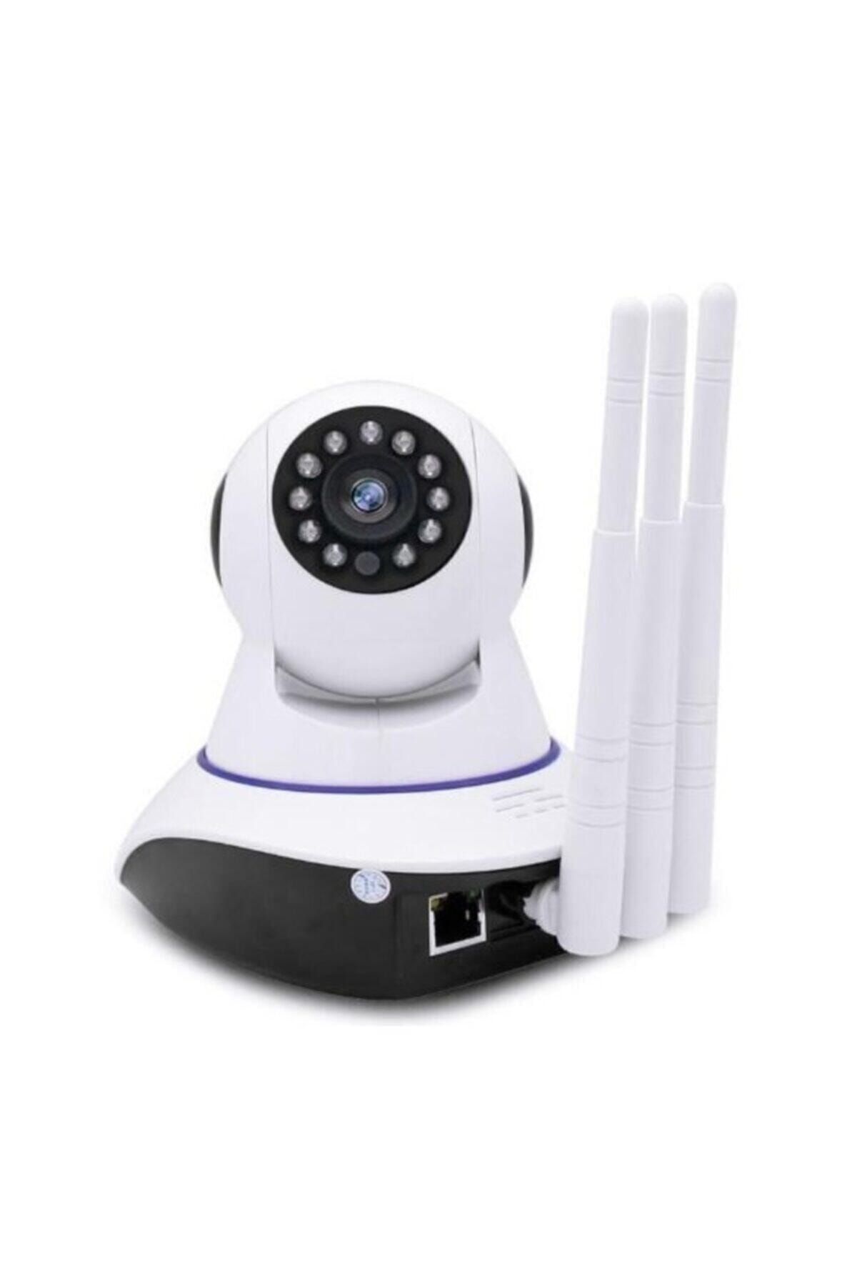 Mmctech Cmr 5 Kablosuz Wifi Ip Kamera 1080p Full Hd 3 Mp Hareketli Kamera Gece Görüşlü Beyaz