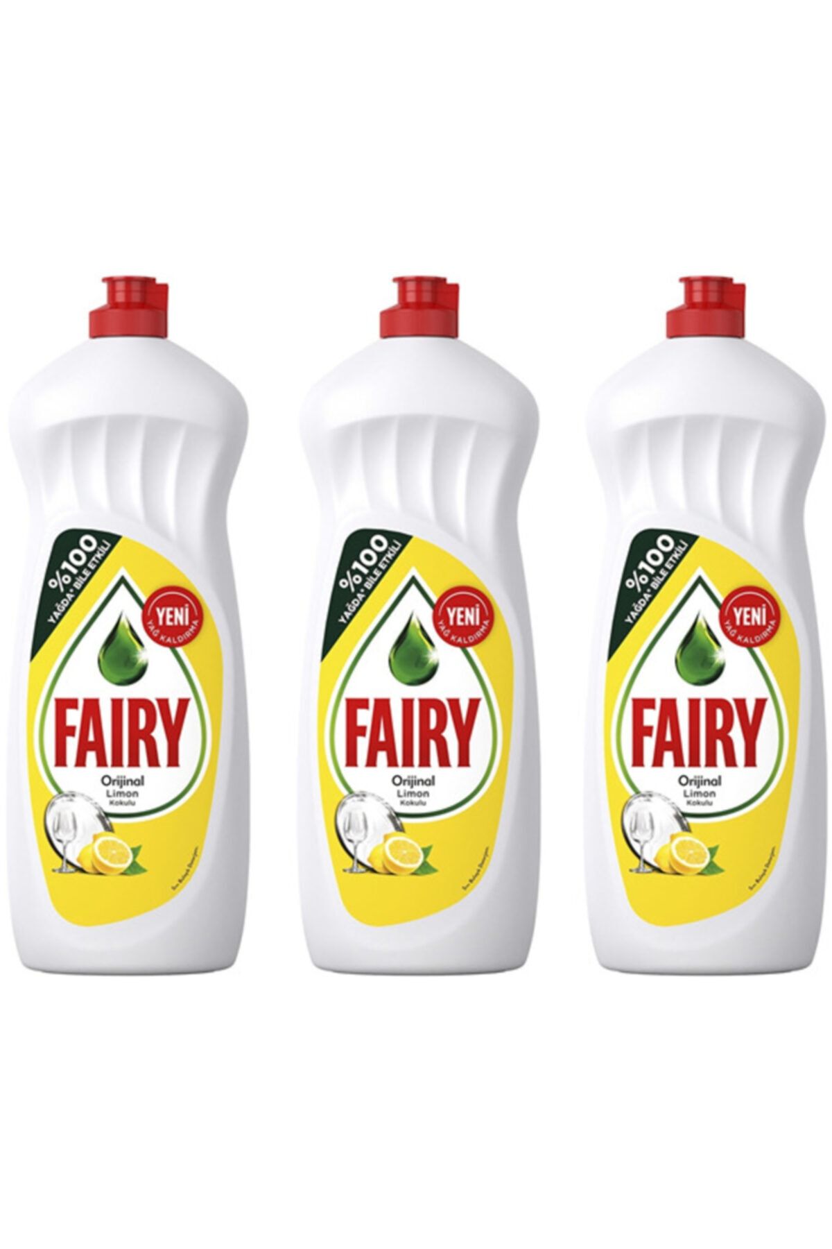Fairy Sıvı Bulaşık Deterjanı Limon 650 ml  3 Adet