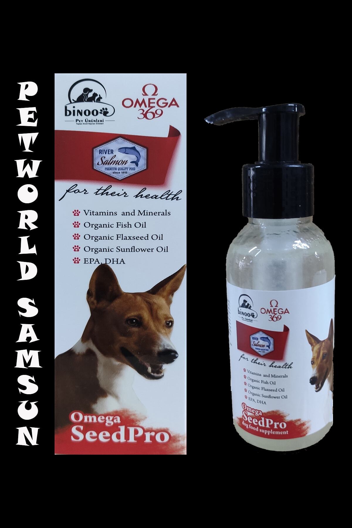 Binoo Omega 3,6,9 Salmon Organik Köpek Balık Yağı 100ml