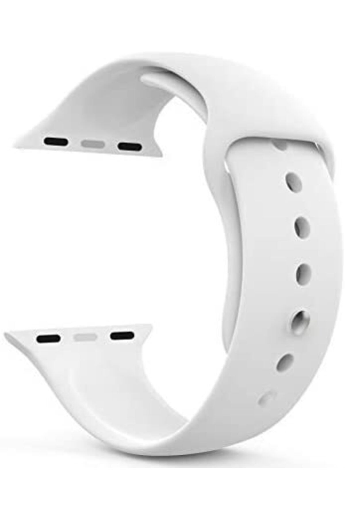 Apple Watch 40 Ve 41 Mm Modellere Uyumlu Kaliteli Silikon Spor Kayış Kordon