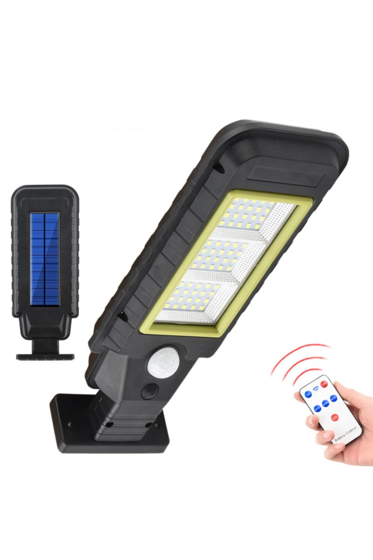 gaman 4 Adet Hareket Ve Karanlık Sensörlü Güneş Enerjili Sokak Lambası Armatürü Solar Bahçe Lambası 3 Mod