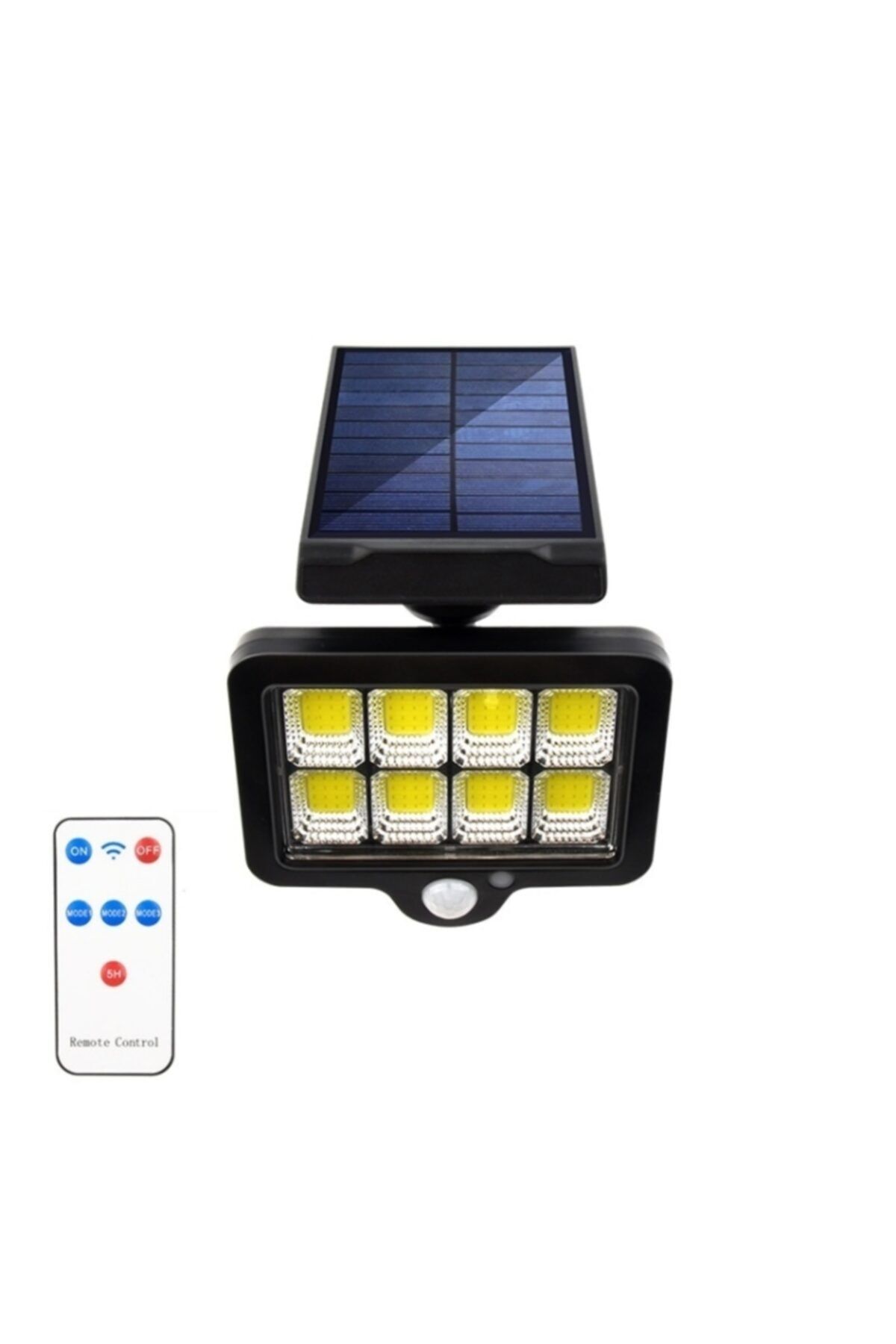 gaman 128 Ledli 3 Mod Güneş Enerjlii Lamba Solar Aydınlatma Sistemi - Solar Armatür -