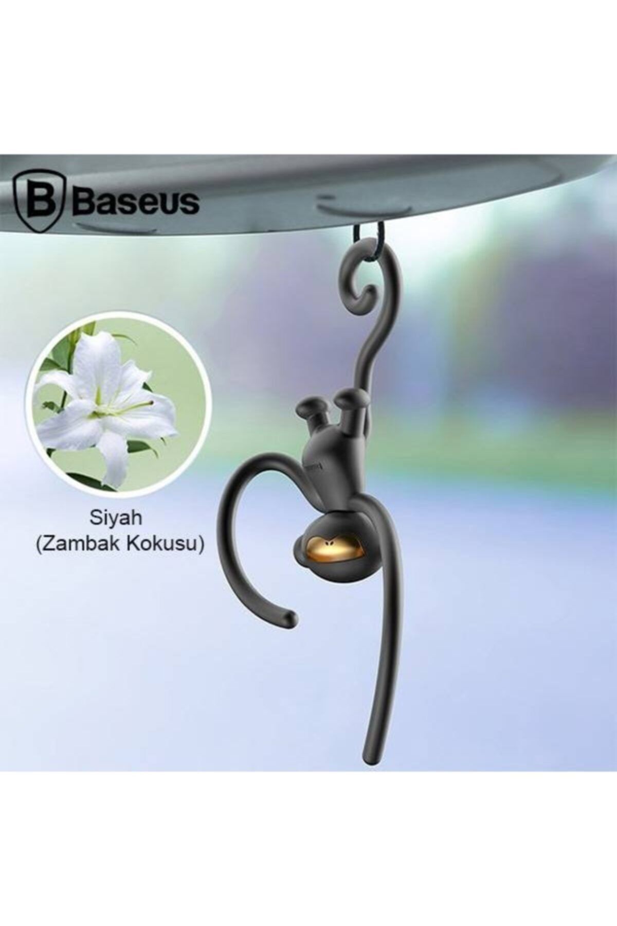 Maf Aksesuar Baseus Monkey-shaped Esnek Otomatik Hava Spreyi Oto Araç Kokusu