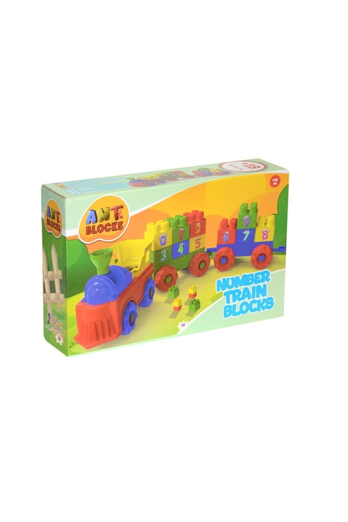 Asya Oyuncak Ant002 Asya, Ant Blocks Numaralı Tren