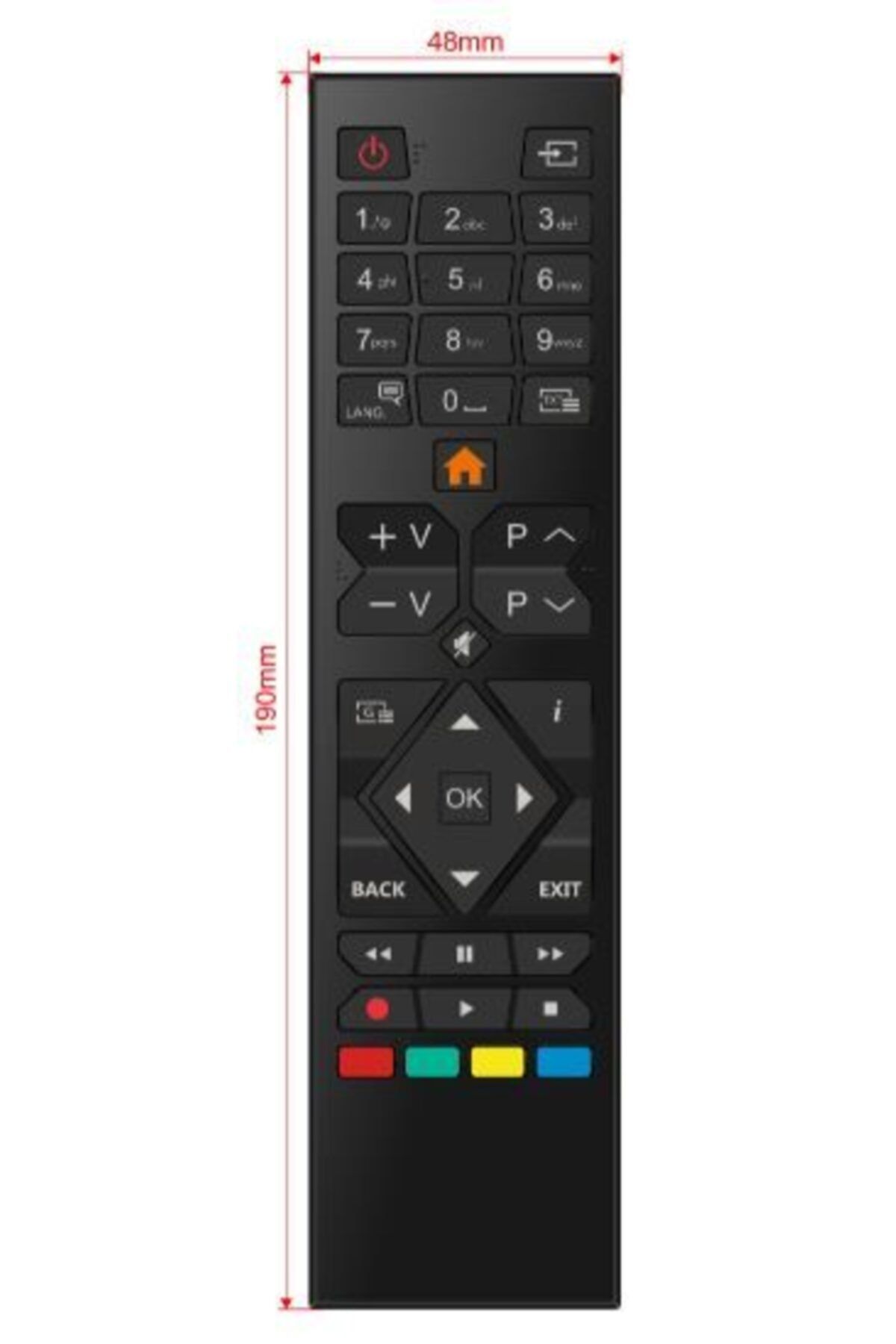 OEM Orjinal Kl Vestel B2018f73-1-2 30101638-rc 39105 30100821-rc 39105 Siyah Lcd-led Tv Kumanda