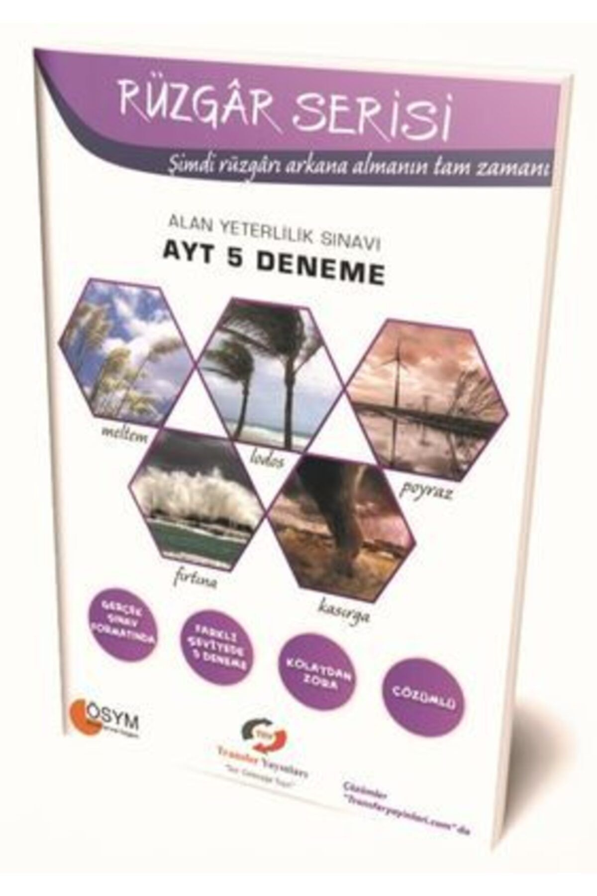 Transfer Yayınları Ayt 5 Li Deneme Rüzgar Serisi