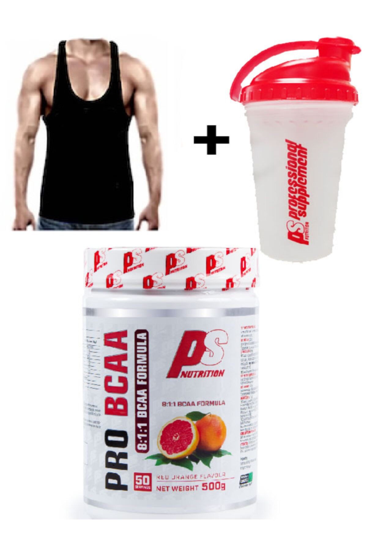 PS NUTRİTİON Bcaa Bcaa 500gr Bcaa Portakal 500 gr