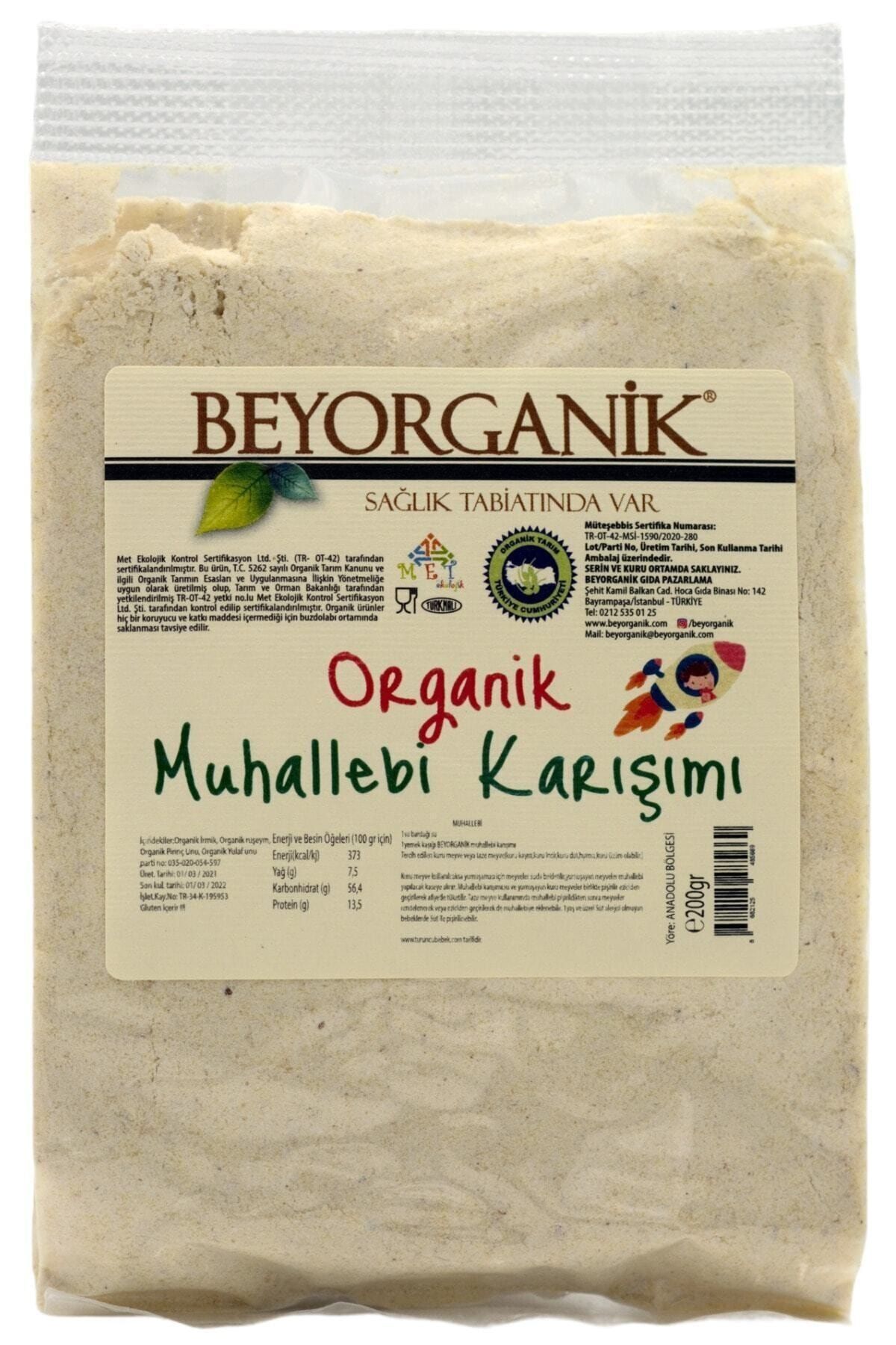 BEYORGANİK Bebek Muhallebisi (YULAFLI) 200 gr